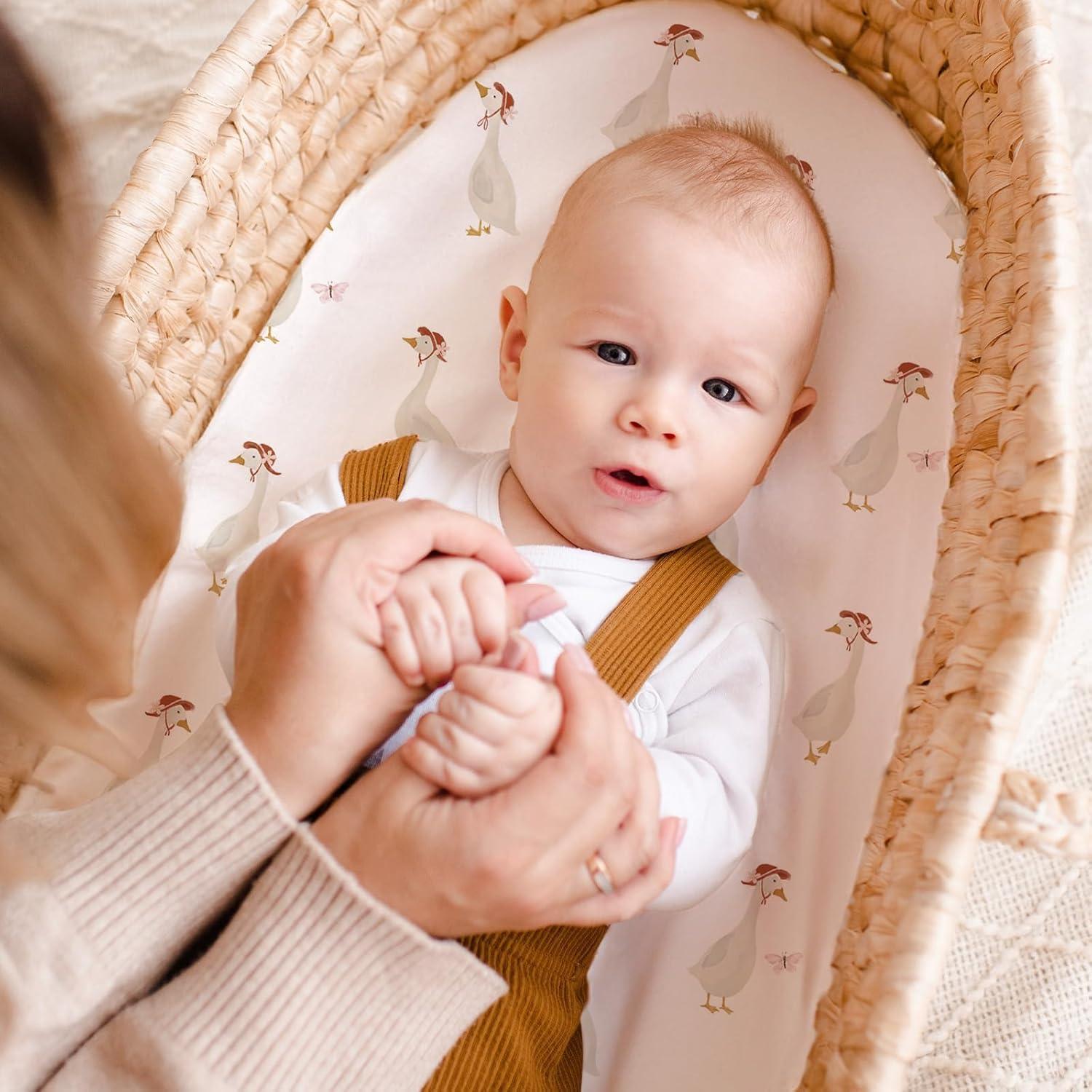 Paquete de 3 Sábanas de Cuna Orgánicas Civarua Kids Rosa