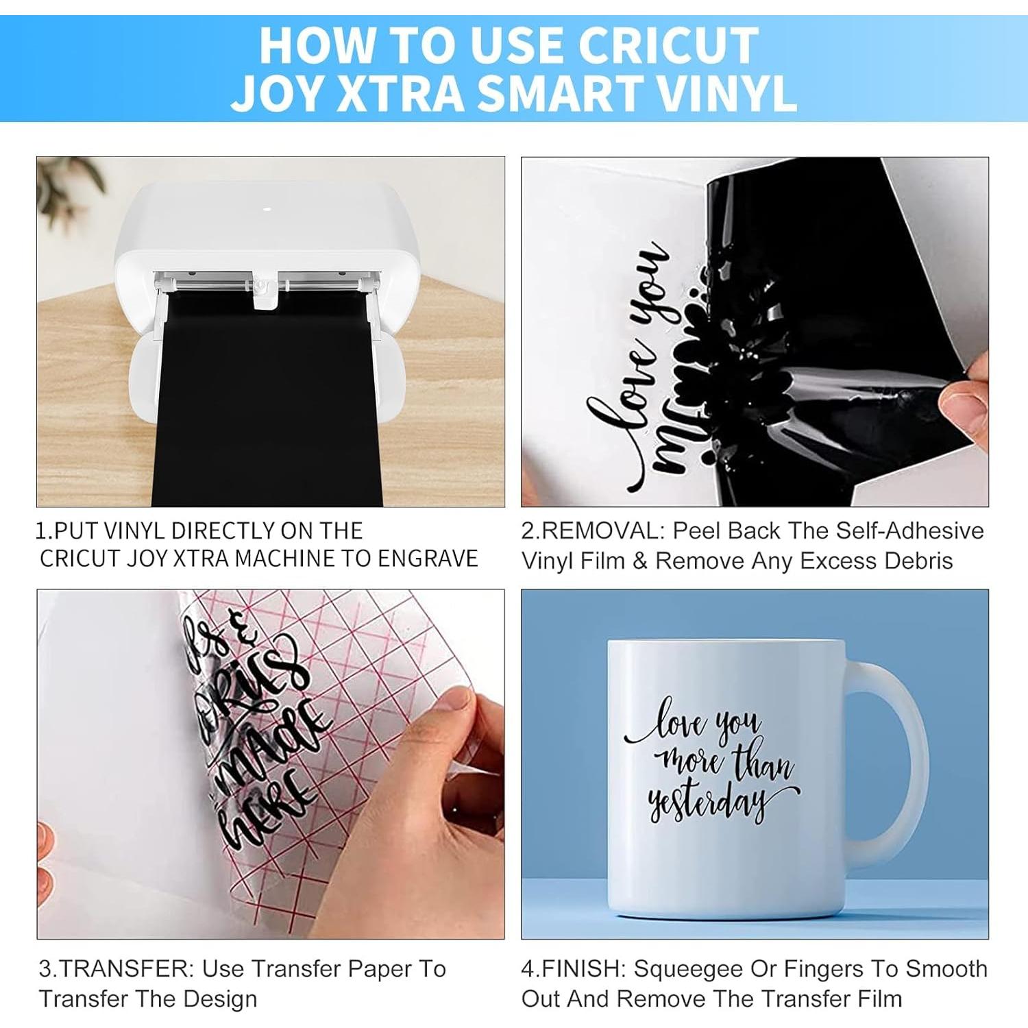 Vinilo Adhesivo Permanente MeYuxg 15 Colores para Cricut Joy