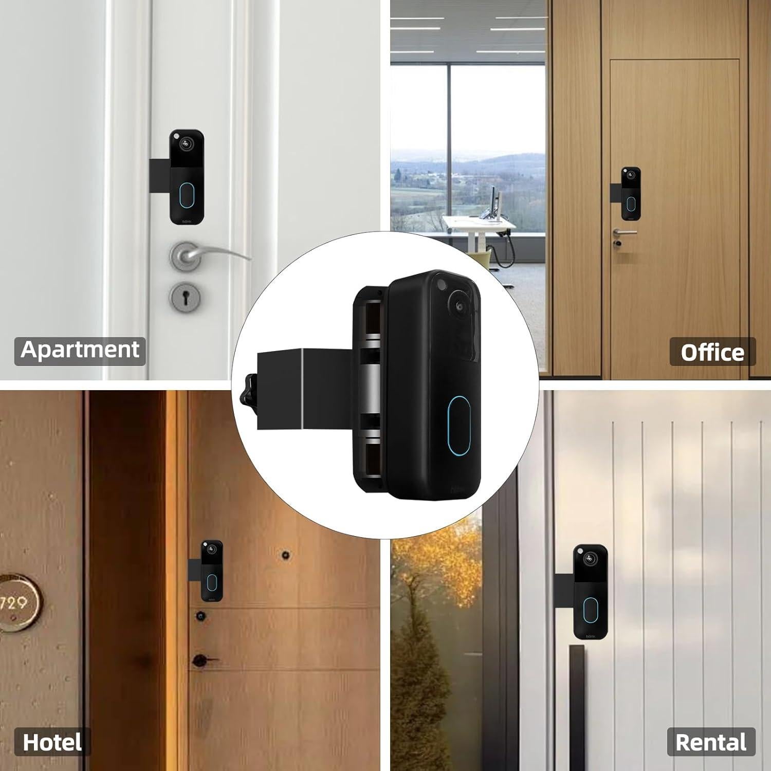 Soporte Ajustable para Timbre Blink - Instalación Sin Perforación