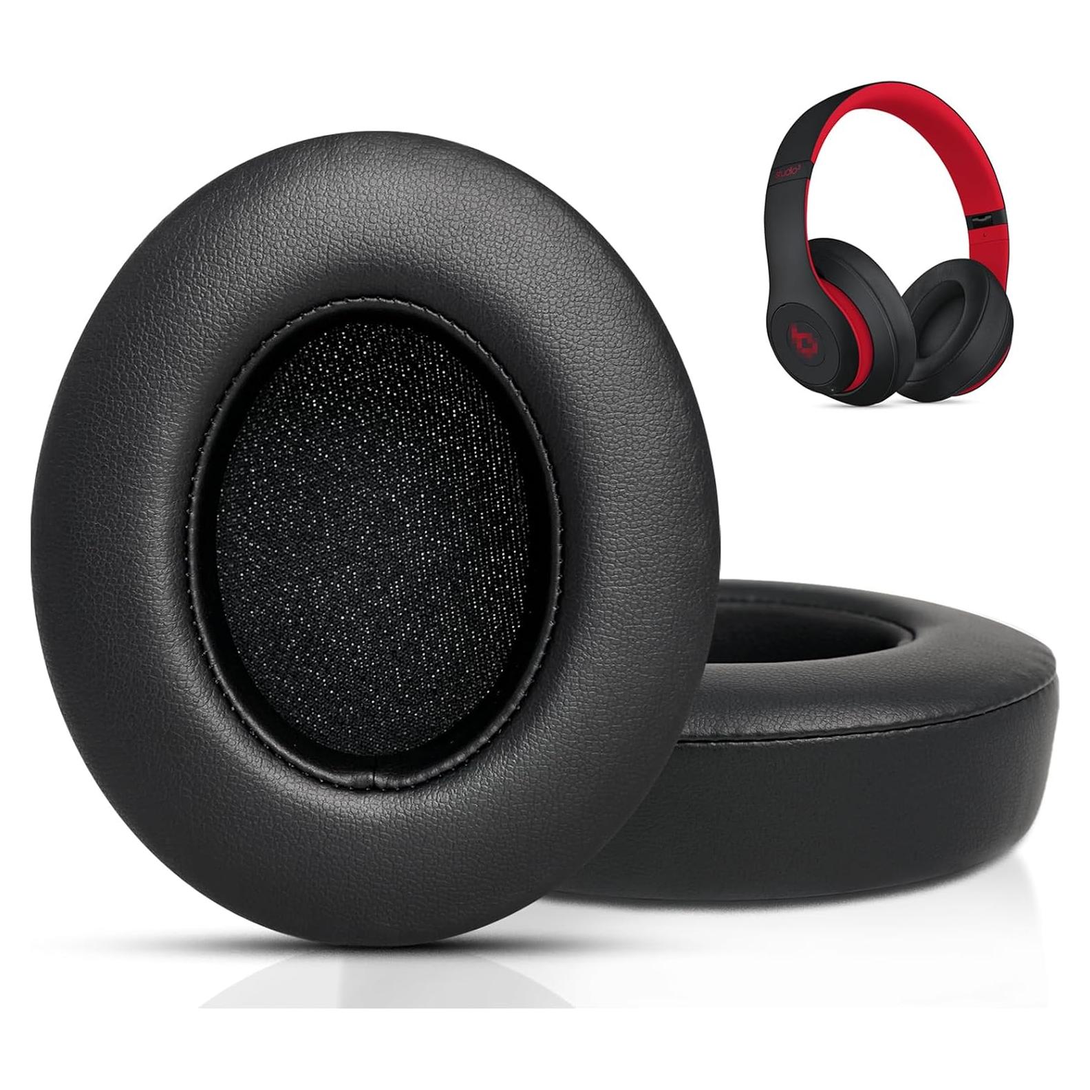 Almohadillas de Repuesto GVOEARS para Beats Studio 2 y 3 - Negro