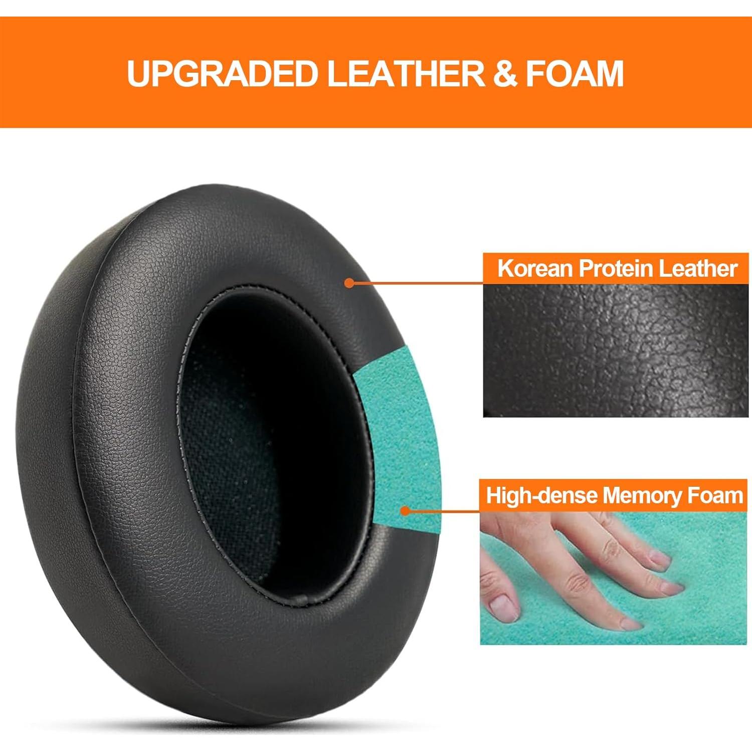 Almohadillas de Repuesto GVOEARS para Beats Studio 2 y 3 - Negro