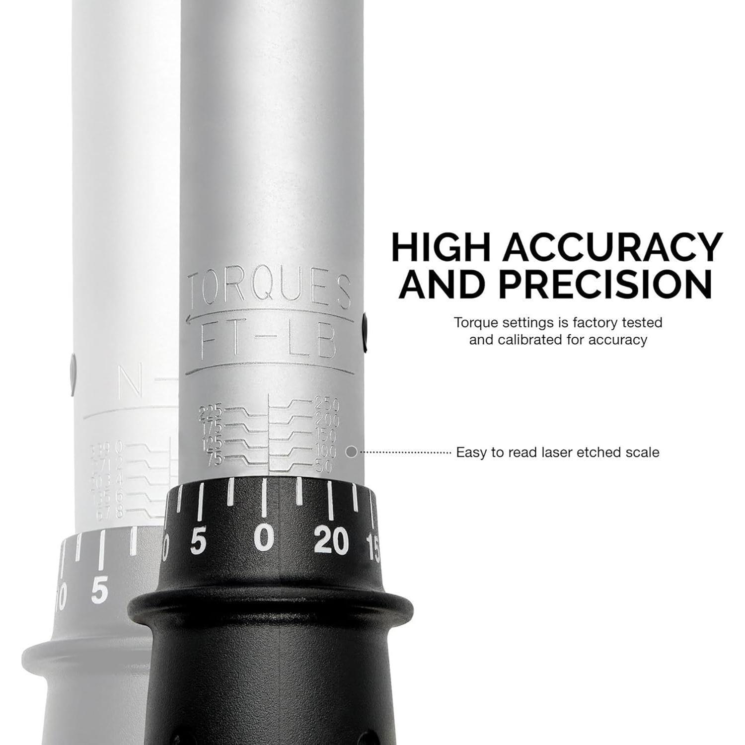 Llave de Torque Neiko PRO 03709B 1/2" Ajustable 63.5 cm