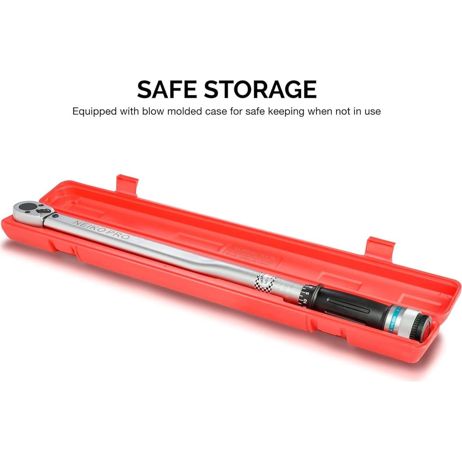 Llave de Torque Neiko PRO 03709B 1/2" Ajustable 63.5 cm