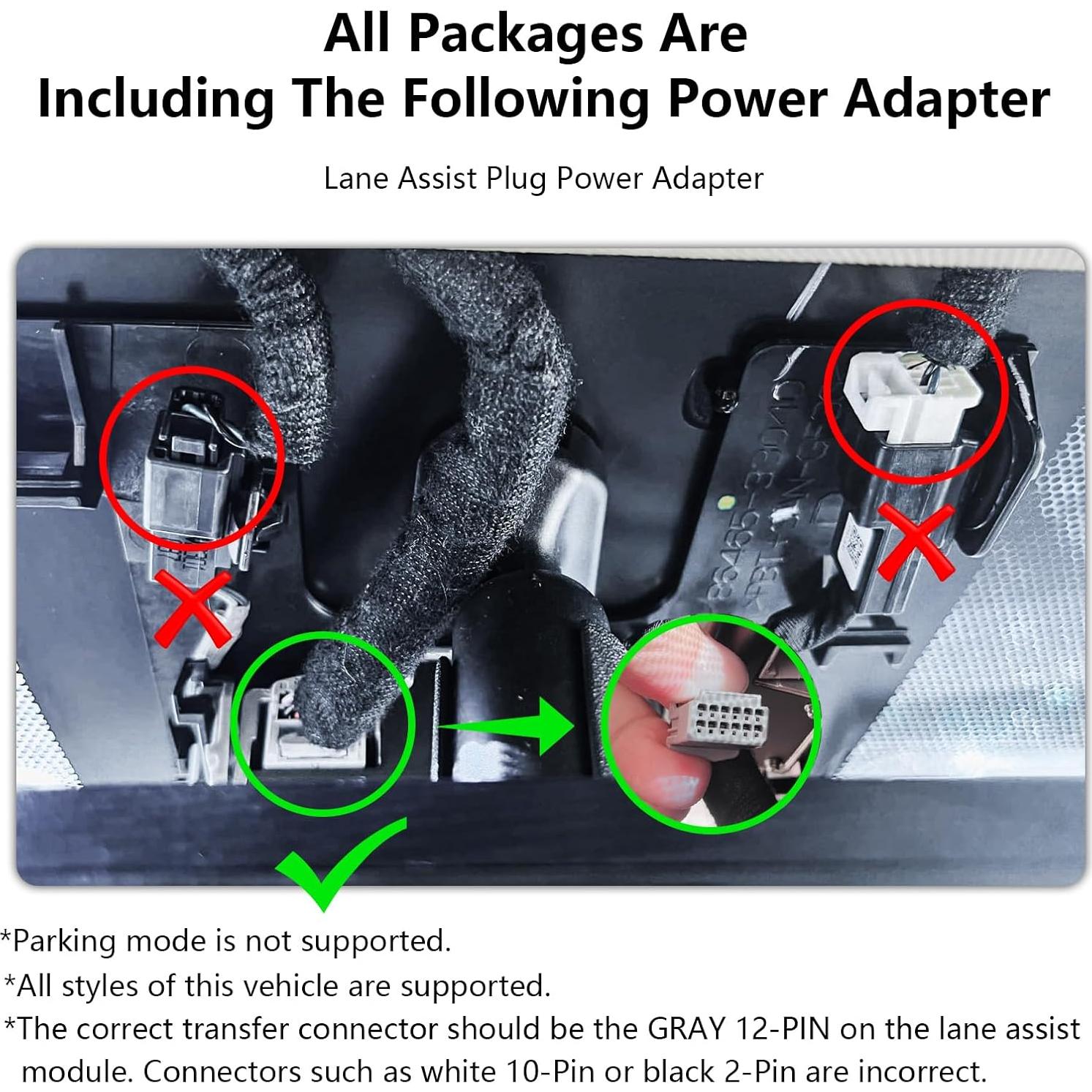 Cámara Dash 4K Mangoal para Toyota Highlander 2020-2025