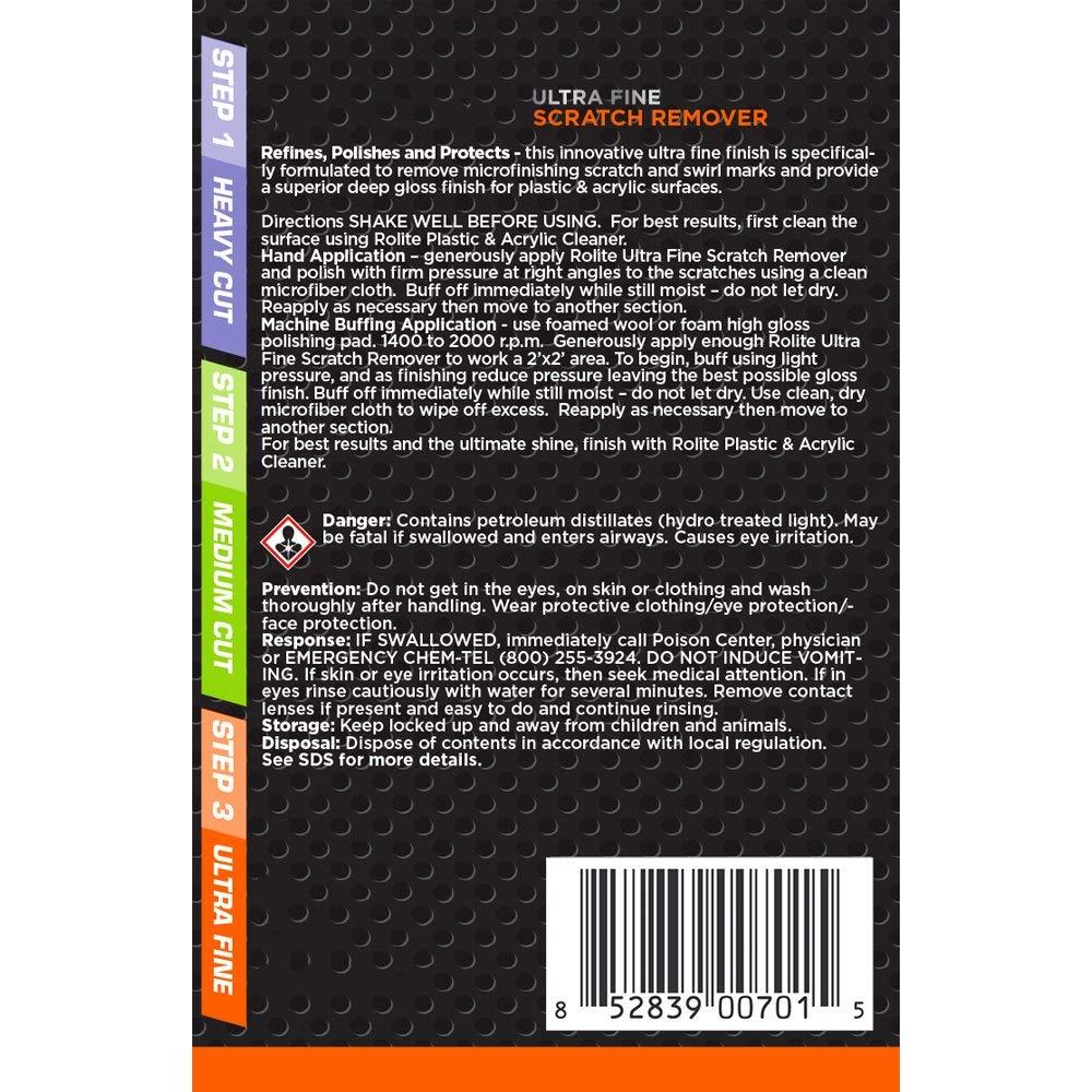 Rolite Removedor de Rayones 3 Pasos 113.4 g - Kit Detallado