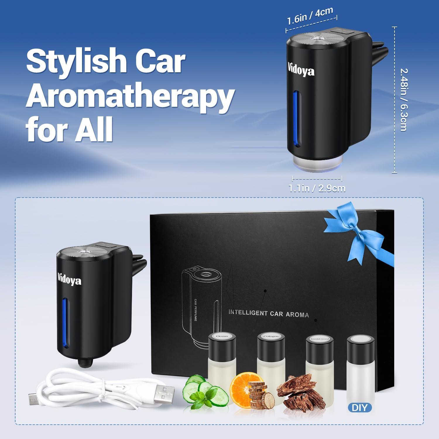 Ambientador de Aire Inteligente Vidoya para Auto Negro 29.57ml