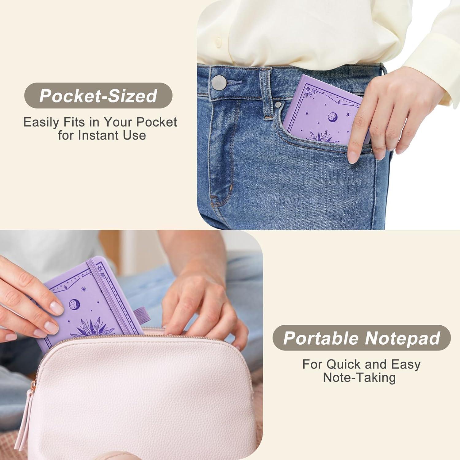 Cuaderno A6 EMSHOI Tapa Dura Púrpura Claro 160 Páginas 100GSM