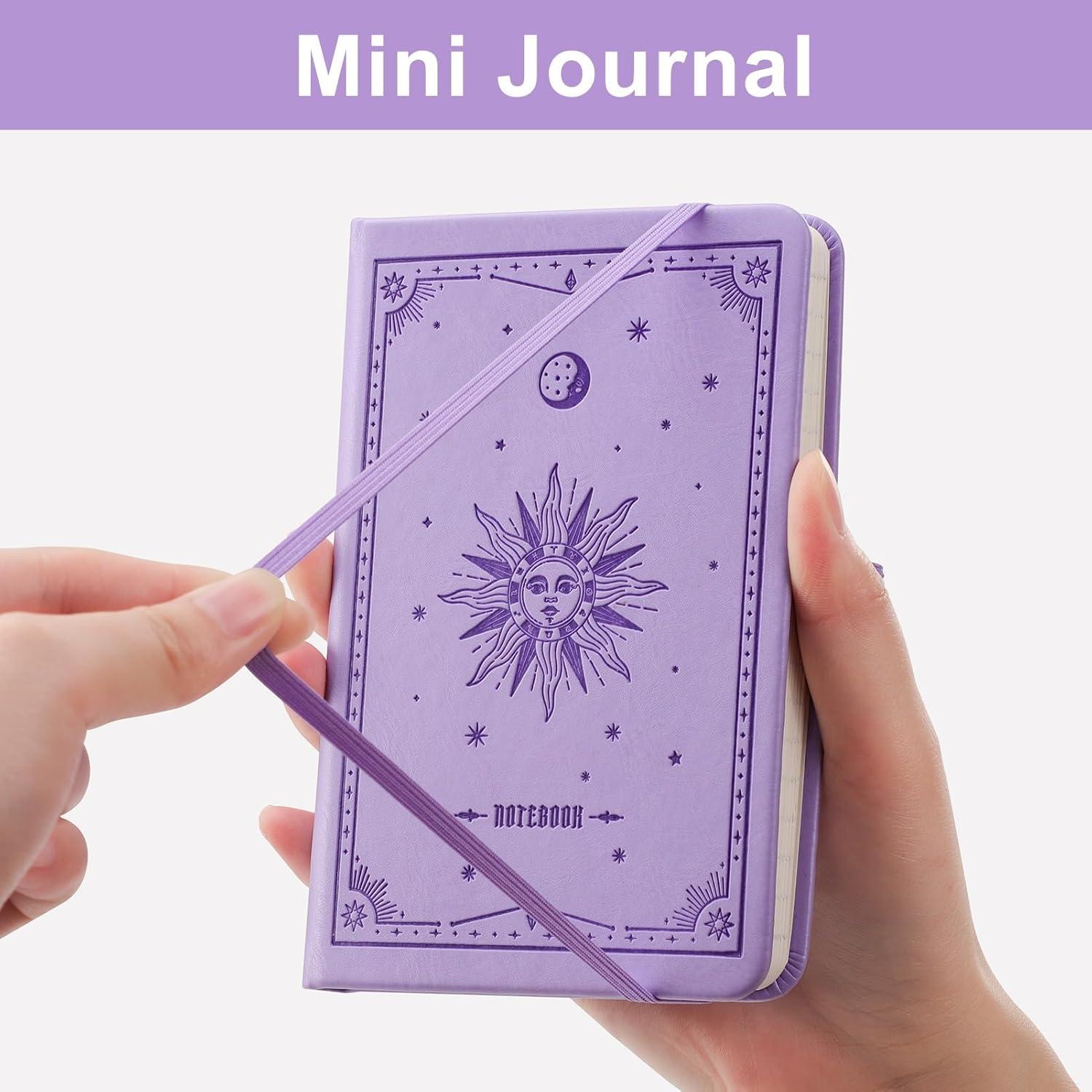 Cuaderno A6 EMSHOI Tapa Dura Púrpura Claro 160 Páginas 100GSM