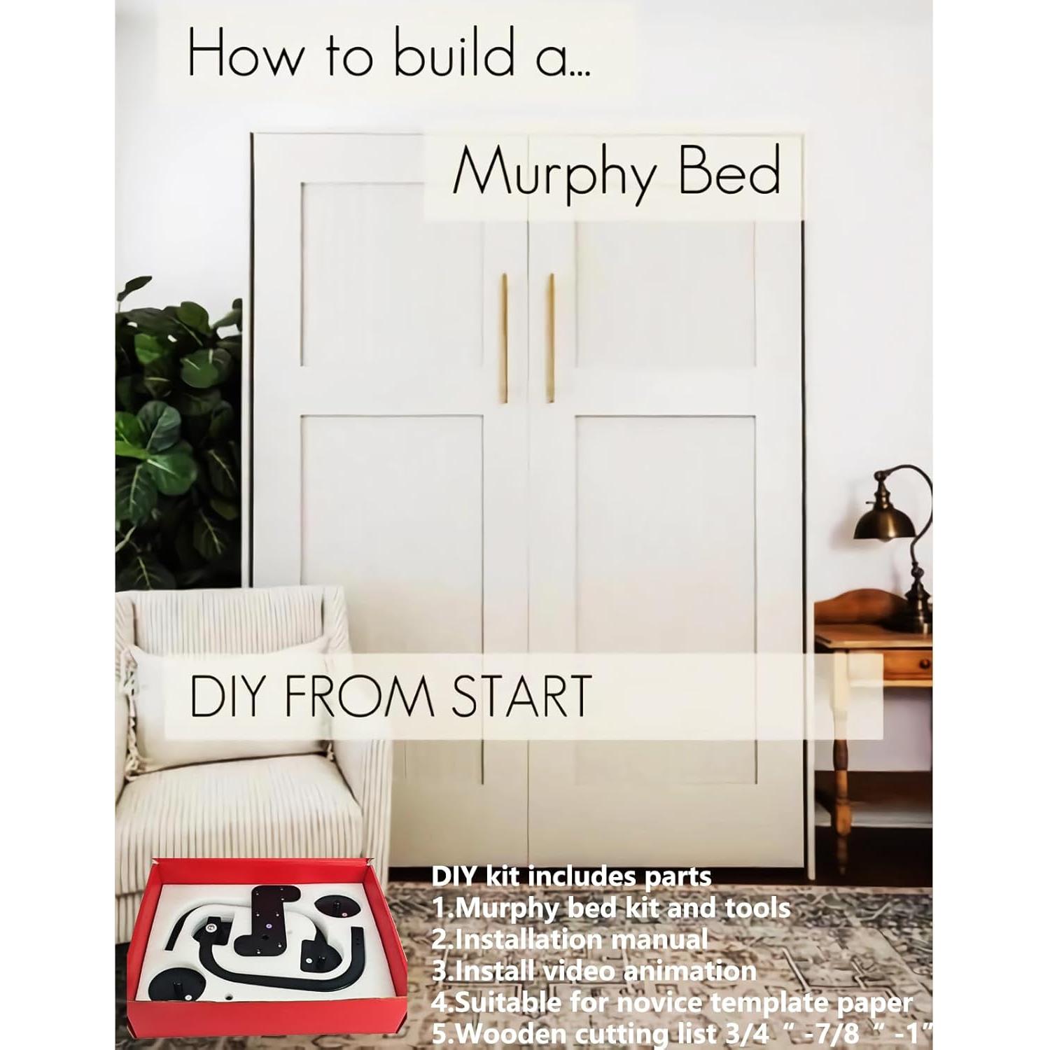 Kit de Hardware para Cama Murphy FleiSleep Horizontal Twin XL