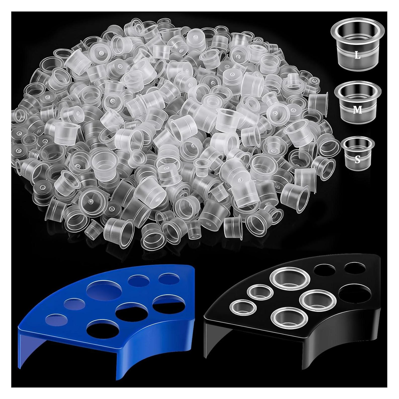 Kit de Capsulas de Tinta para Tatuajes GCTWFYK 500 PCS Mixto