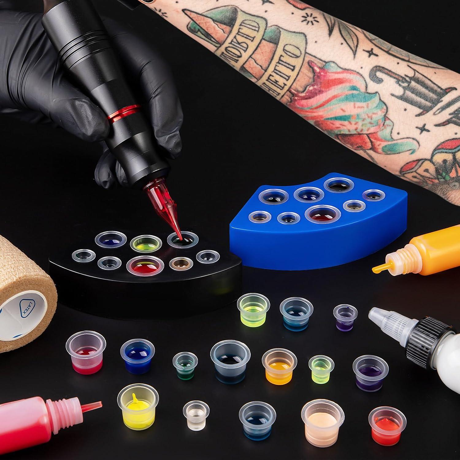 Kit de Capsulas de Tinta para Tatuajes GCTWFYK 500 PCS Mixto