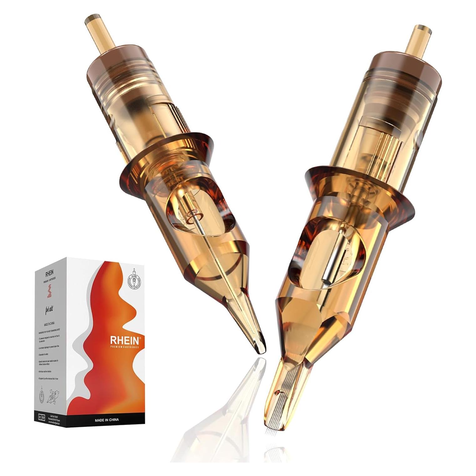 Kit de Agujas de Tatuaje RHEIN 50pcs Mezcladas 0.35mm