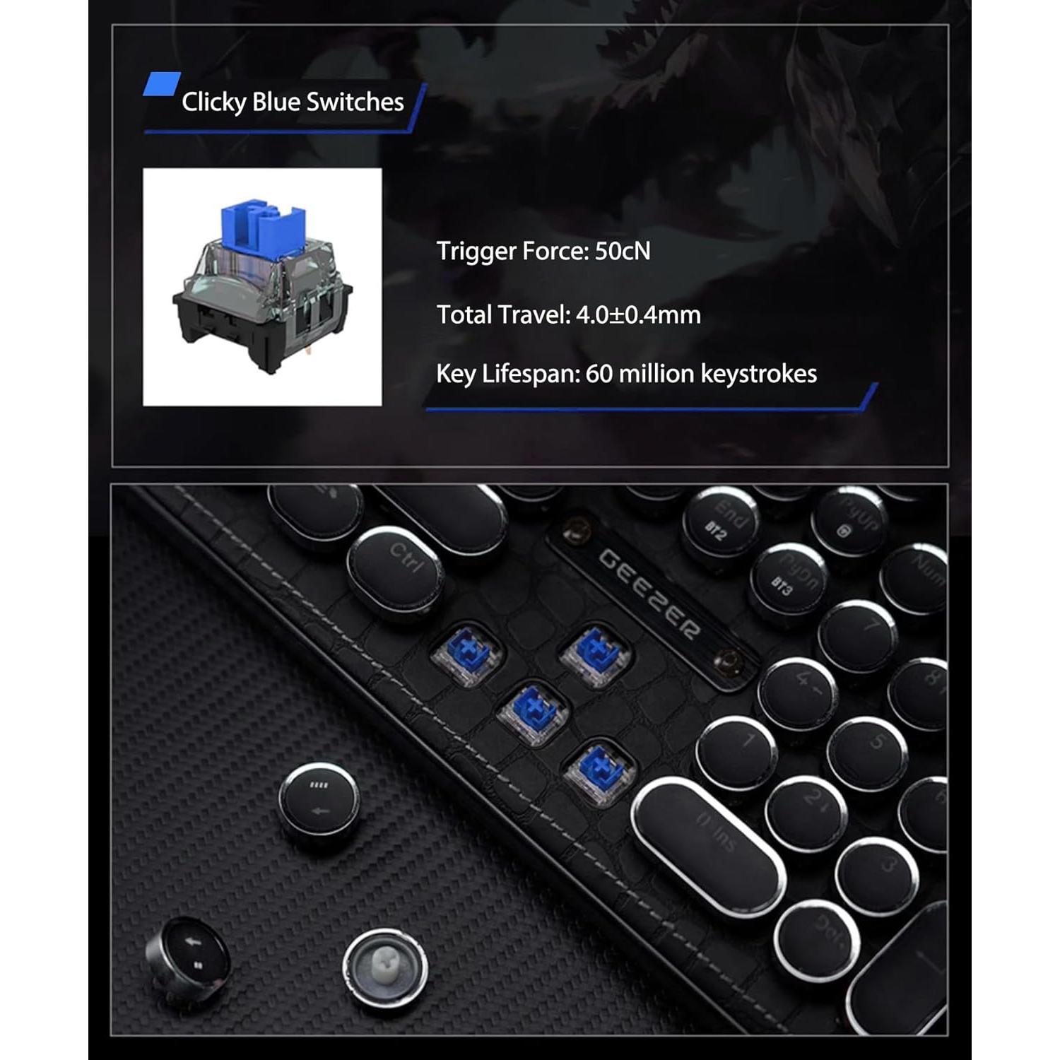 Teclado Mecánico Inalámbrico SQT G9 con Retroiluminación LED