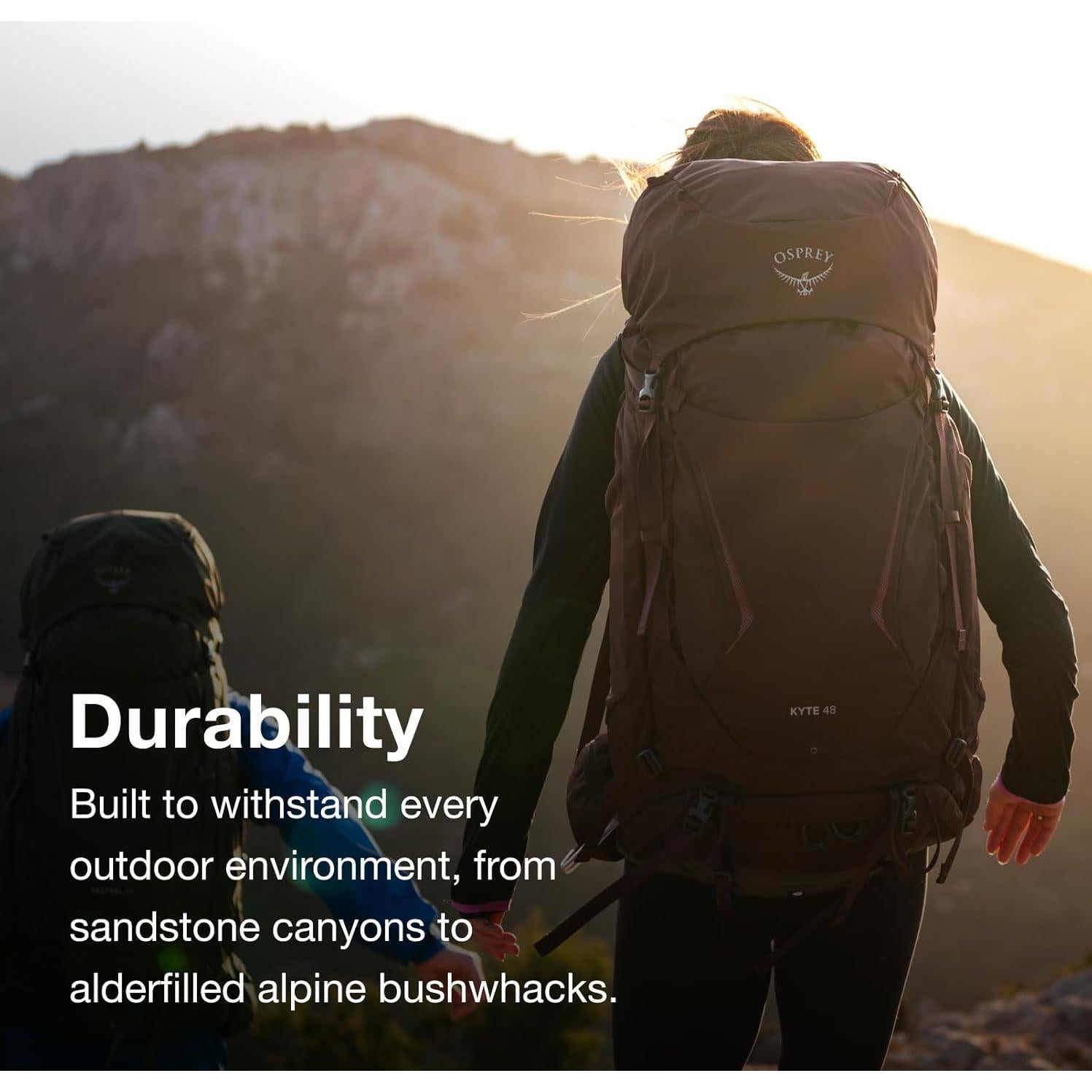 Mochila de Senderismo Osprey Kyte 48L para Mujeres Negra