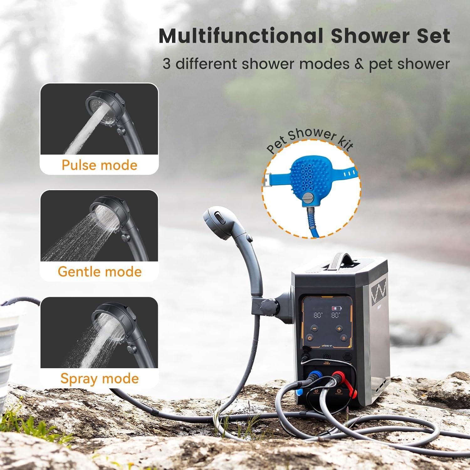 Calentador de Agua Portátil WINTEMP GPT3U 6KW - Agua Caliente Instantánea