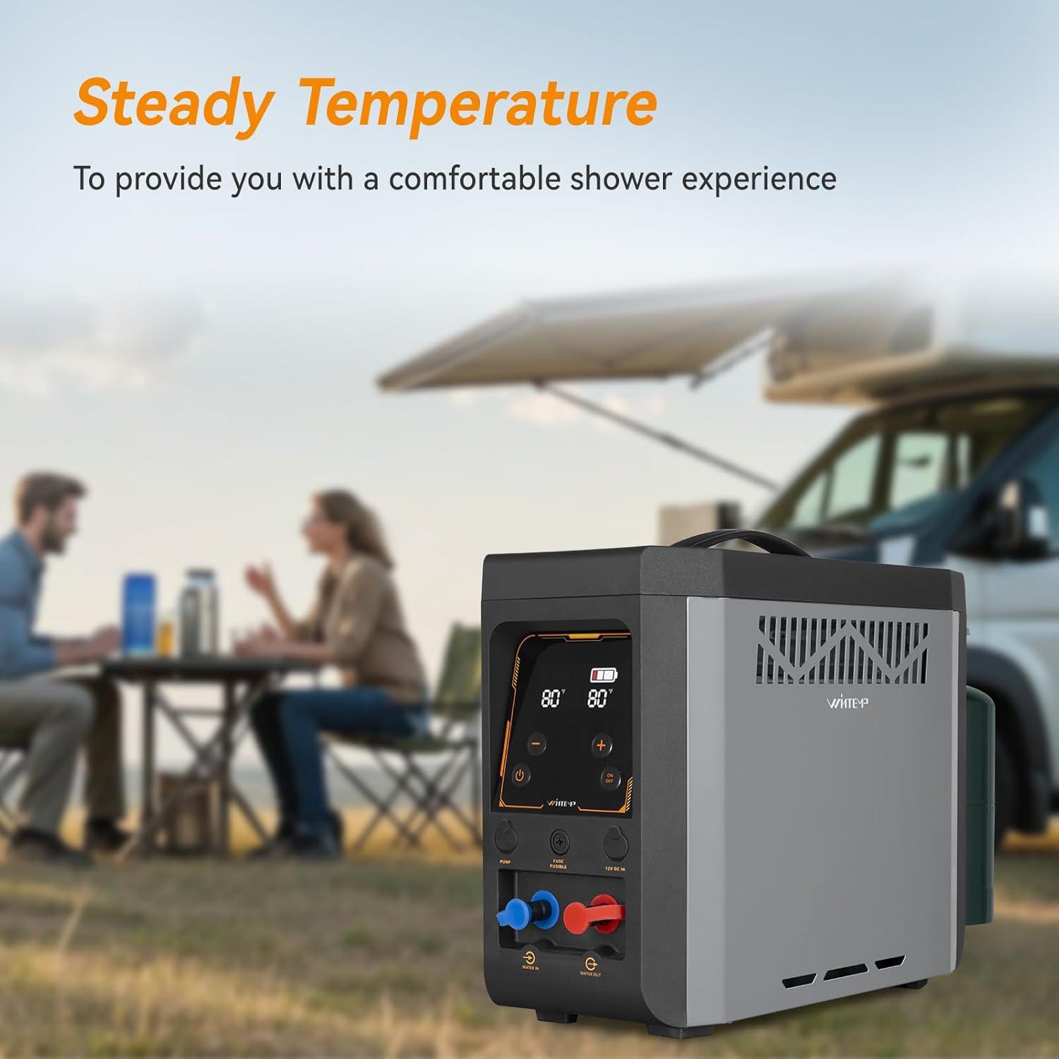 Calentador de Agua Portátil WINTEMP GPT3U 6KW - Agua Caliente Instantánea