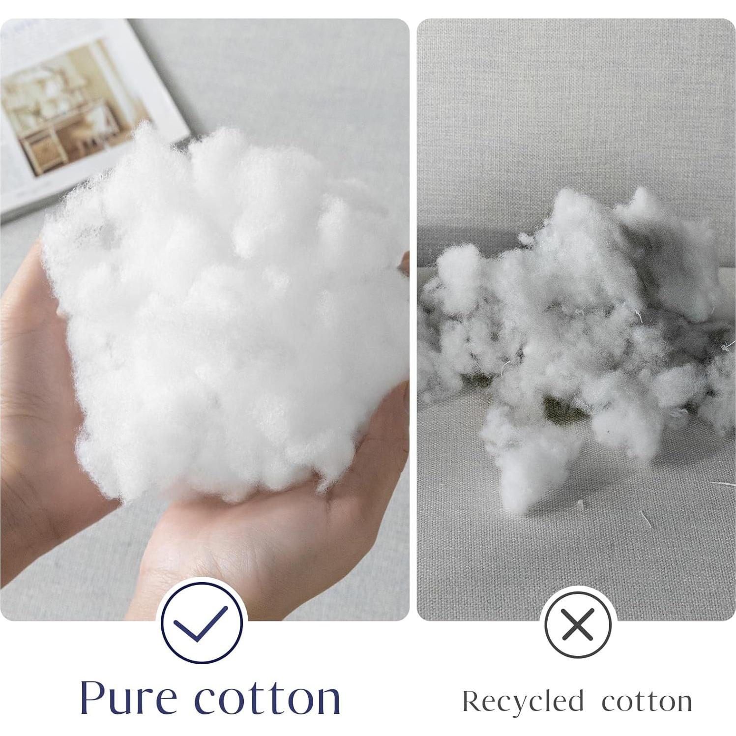 Ashler Outdoor Pillow Inserts, 12x20 Waterproof Throw Pillows Pack of 2, Outdoor Pillows Water-Resistant Decorative Premium Lumbar Pillow Stuffer Sham for Porch Patio Living Room Bedroom Furniture