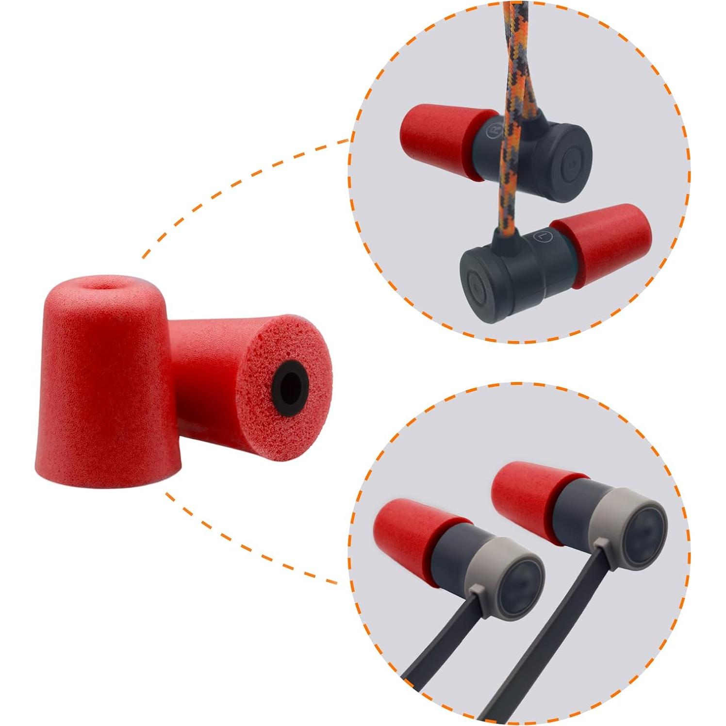 Puntas de Oído de Espuma Klowcok para Auriculares In-Ear S/M/L