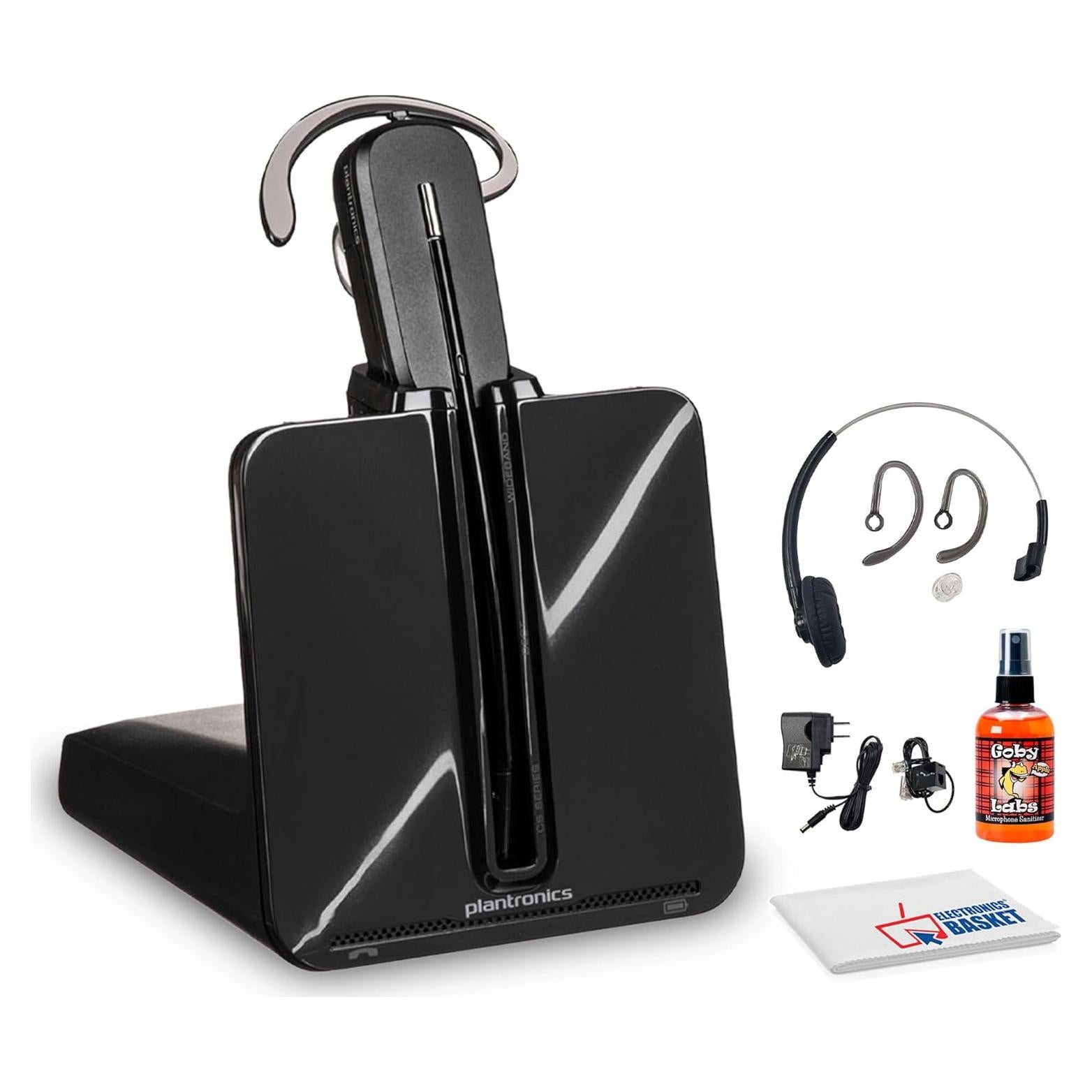 Auricular Inalámbrico DECT Poly Plantronics CS540 - Un Solo Oído - Micrófono con Cancelación de Ruido