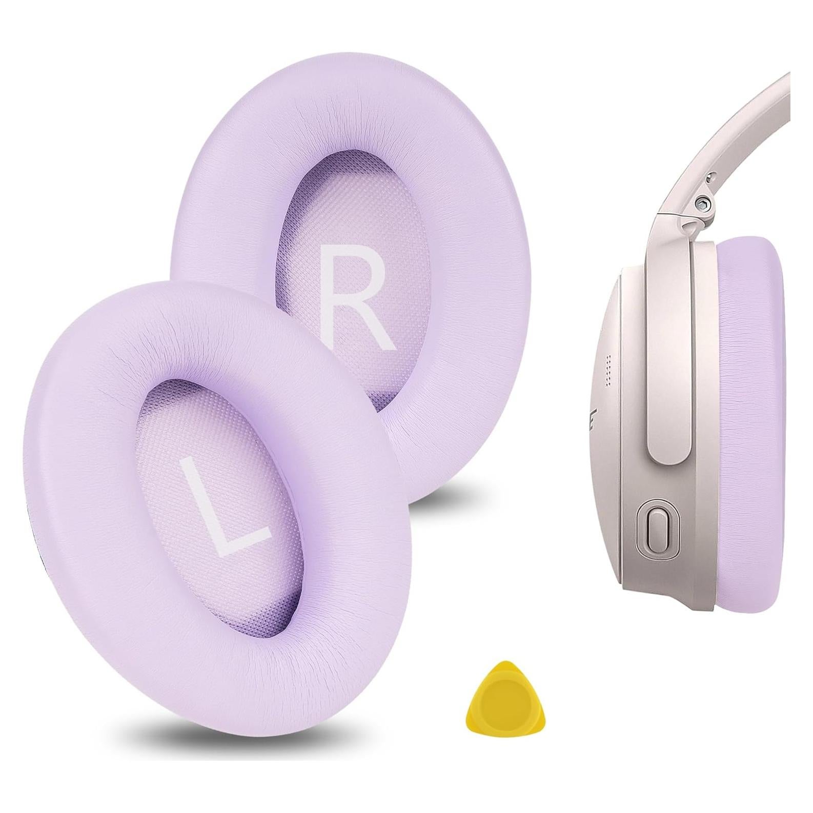 Almohadillas de Reemplazo Geekria para Bose QC45 QC35 QC25 QC15 - Púrpura