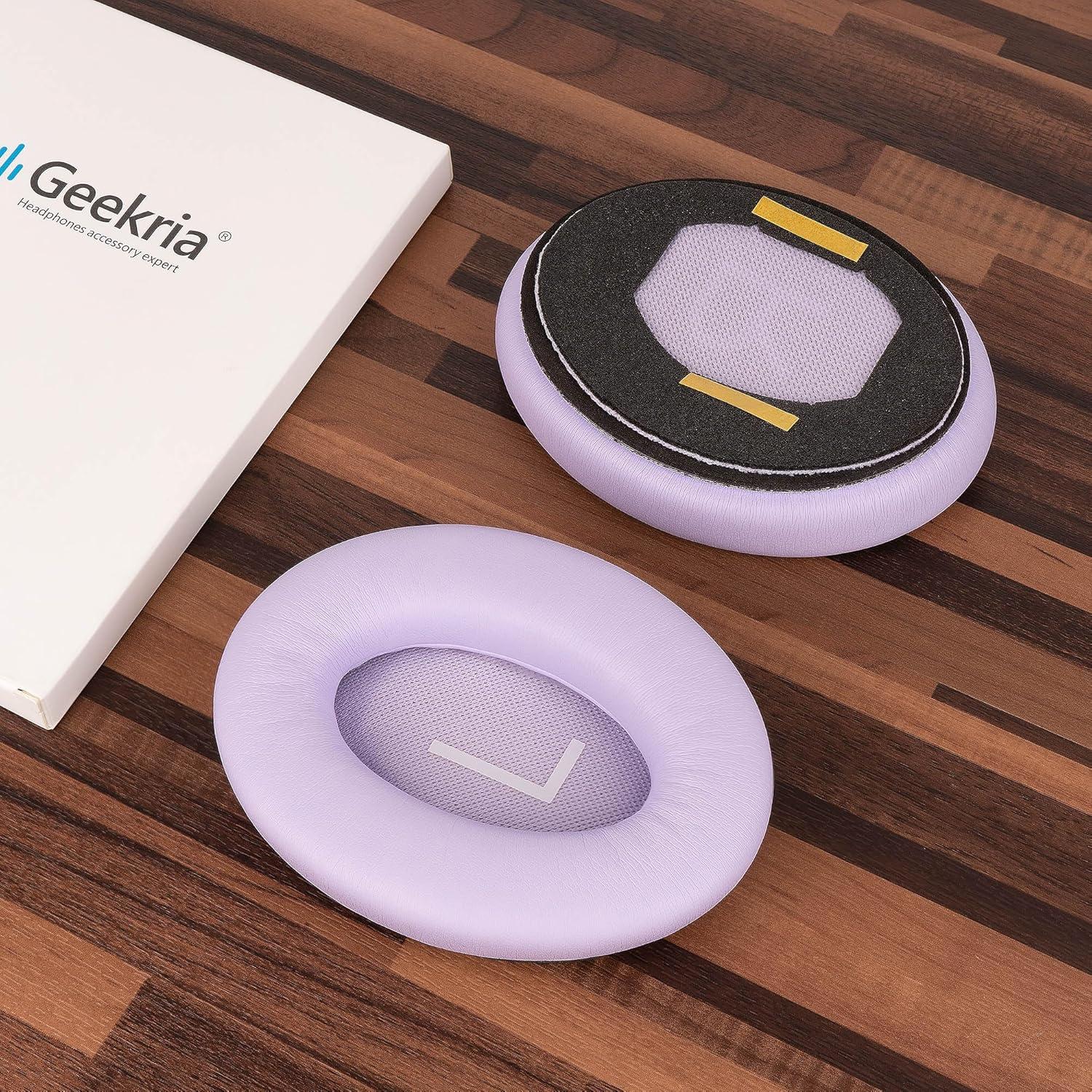 Almohadillas de Reemplazo Geekria para Bose QC45 QC35 QC25 QC15 - Púrpura