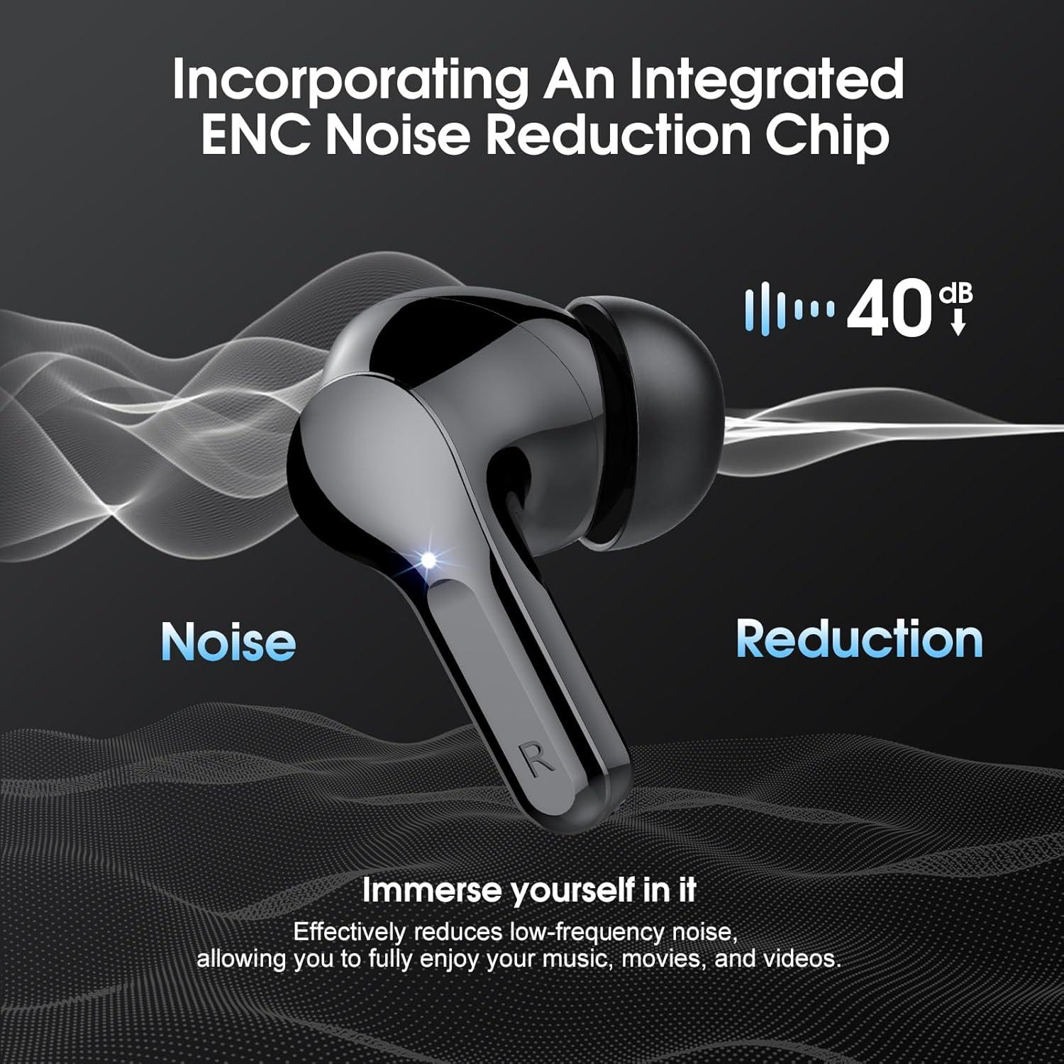Auriculares Inalámbricos Bluetooth I53 HiFi Estéreo IP7 48H