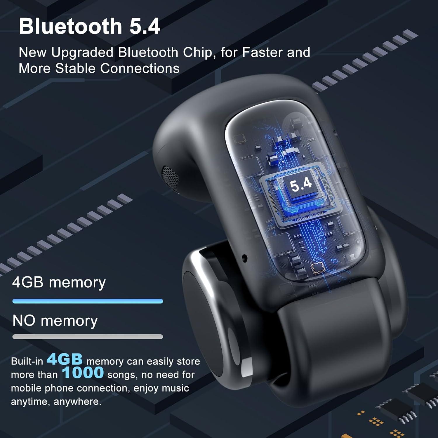 Auriculares Inalámbricos Bluetooth LOBKIN S18 Clip On Negro