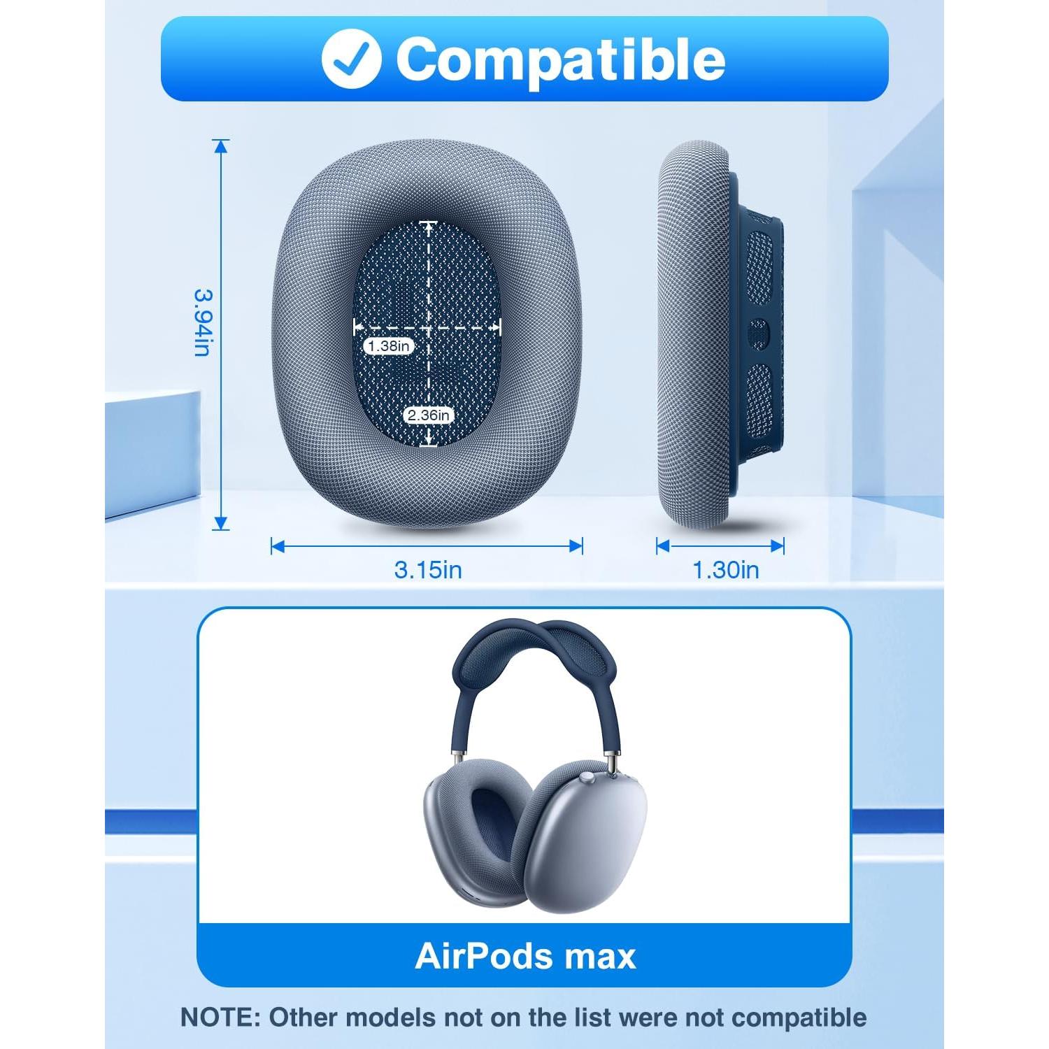 Almohadillas de Repuesto Link Dream para AirPods Max - Azul