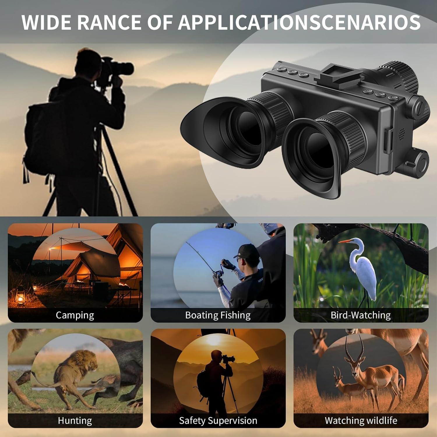 Gafas de Visión Nocturna Sfeoot 4K 8X HD con Grabación