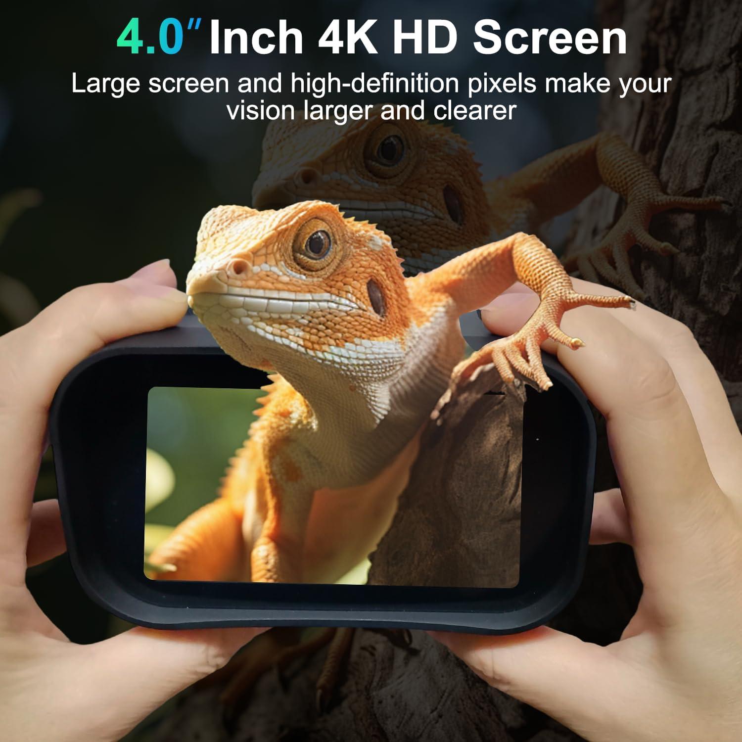 Binoculares de Visión Nocturna 4K EQUEEN con Batería 8000mAh