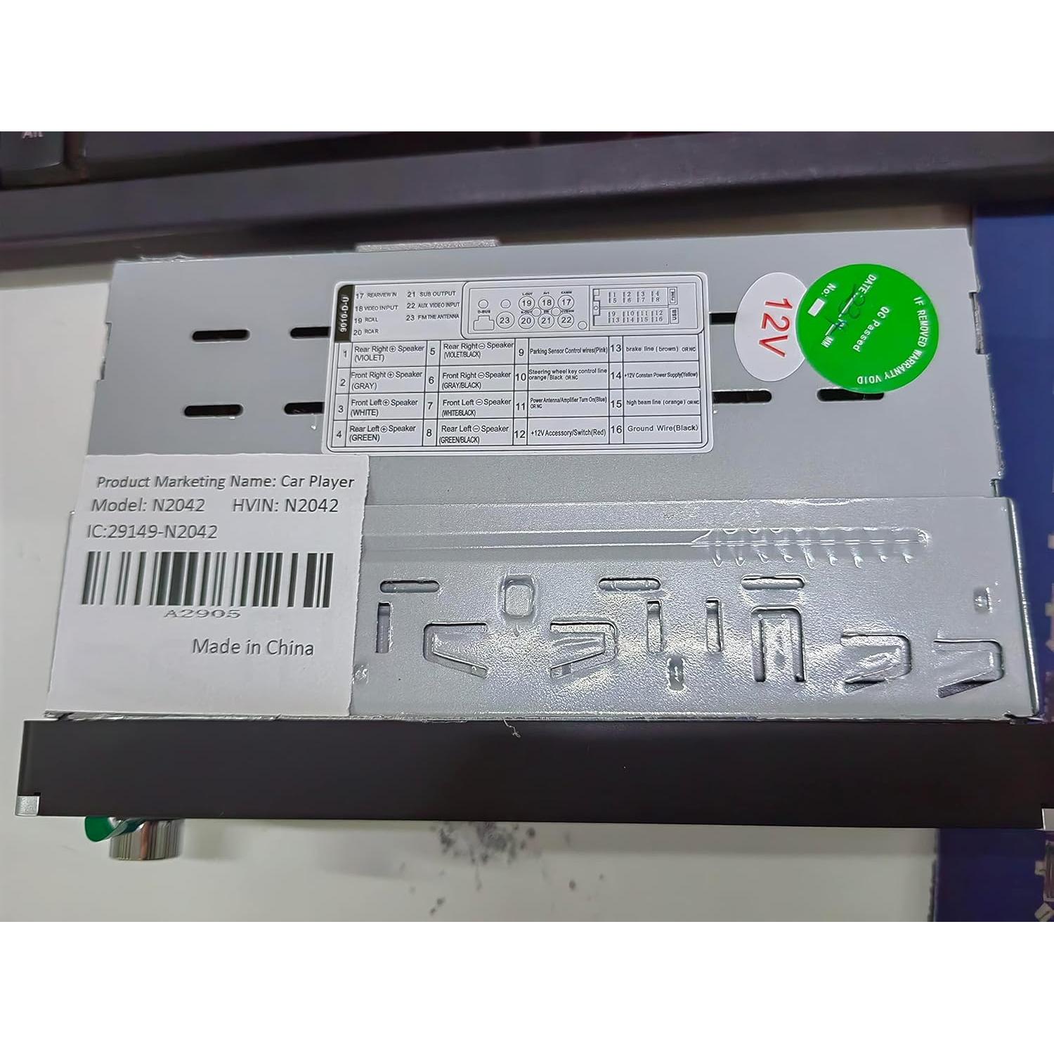 Radio Android Roinvou 9" para Toyota Camry 2001-2006 GPS Bluetooth