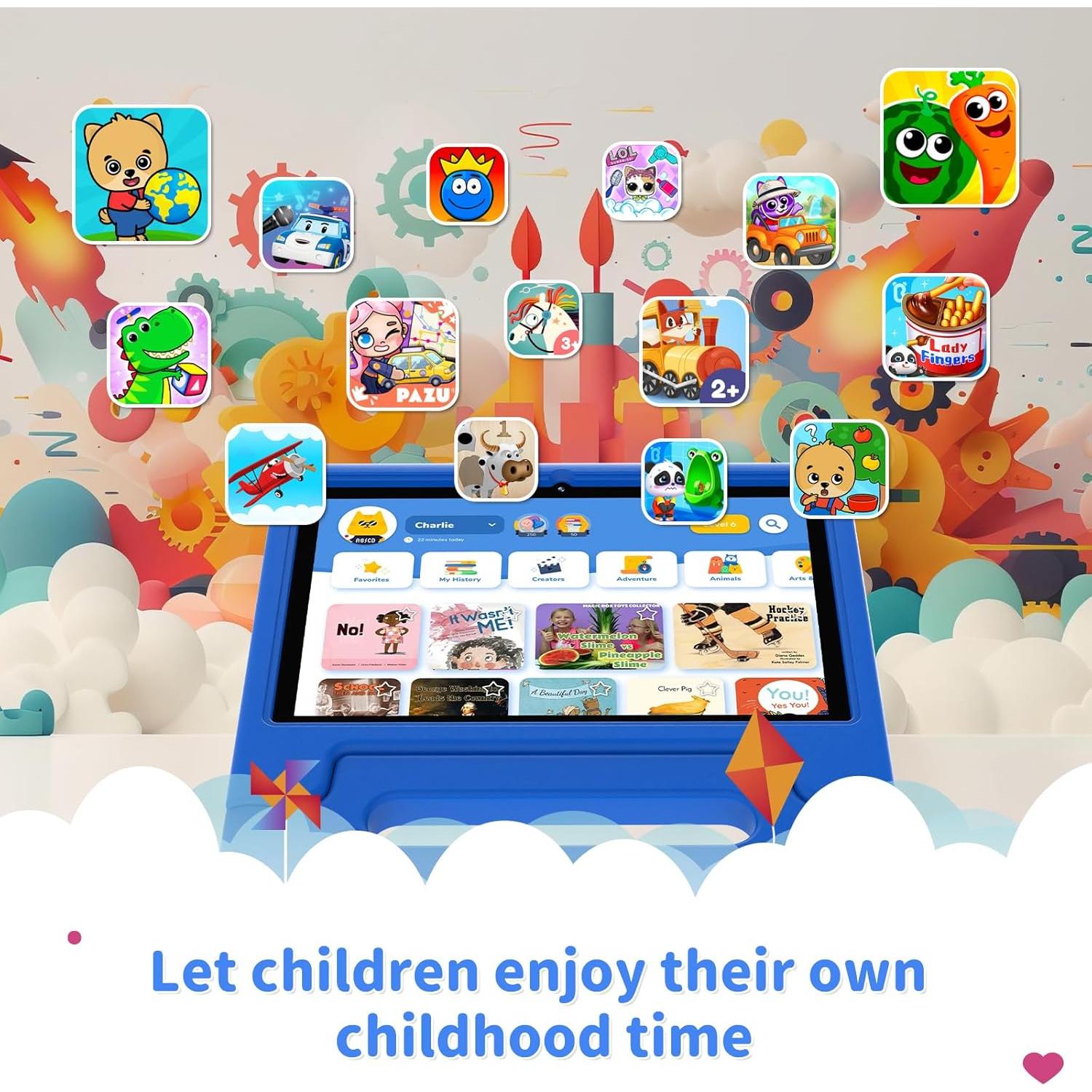Tableta Infantil CFVOCUY 10.1" Octa-Core 8+64GB WiFi 6