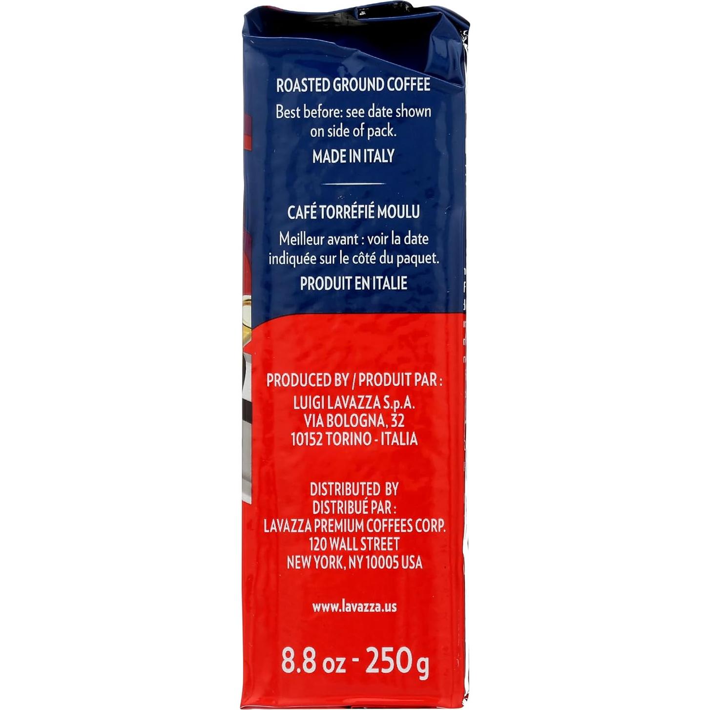 Café Molido Lavazza Crema E Gusto 249.5g (Paquete de 9)