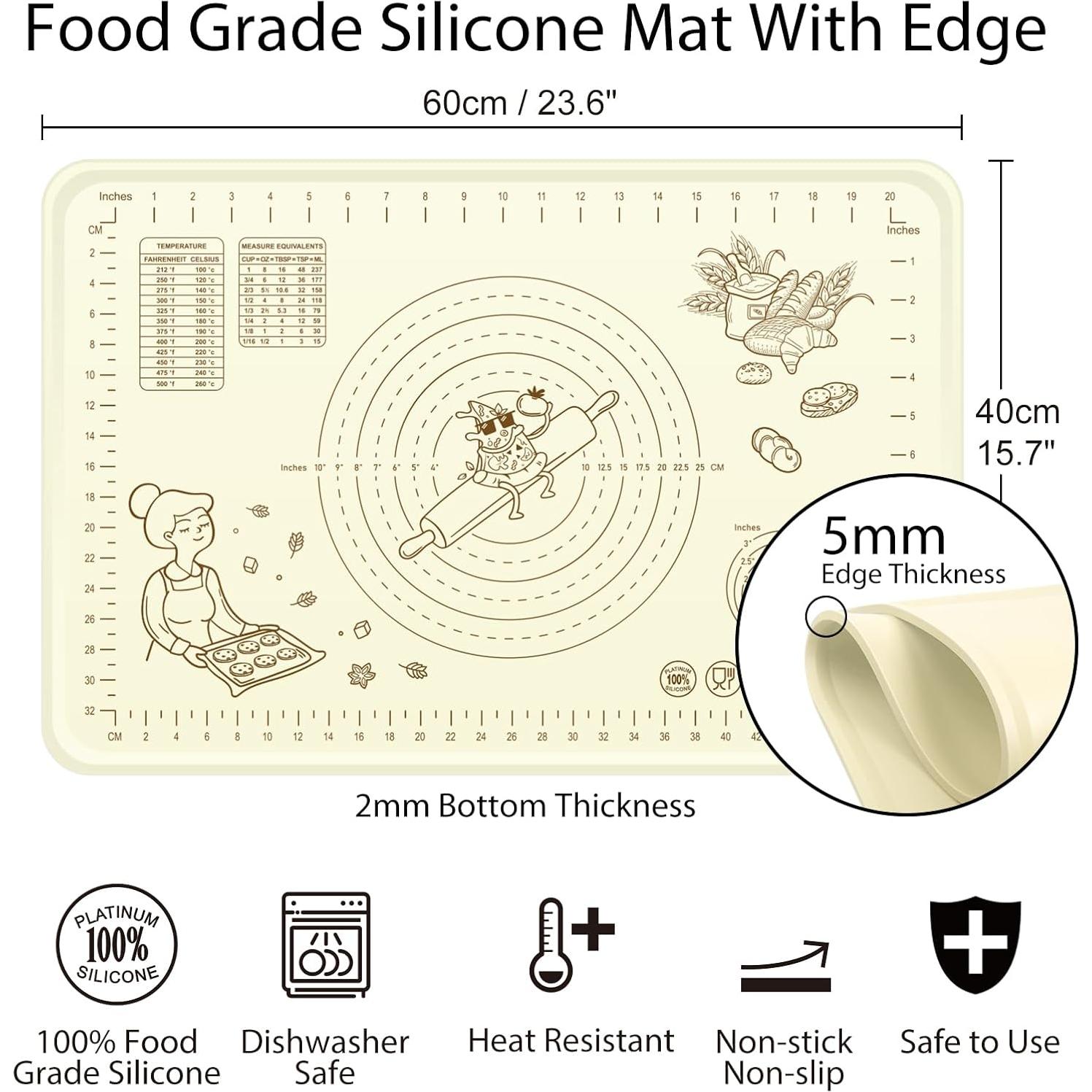 Alfombrilla de Silicona OKeanu 61x40.6 cm Antiadherente