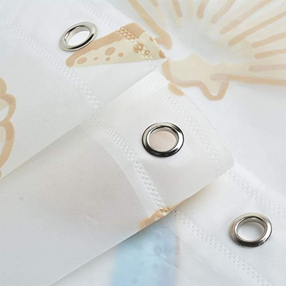 Cortina de Ducha Ufatansy Estrella de Mar 180x120 cm Impermeable