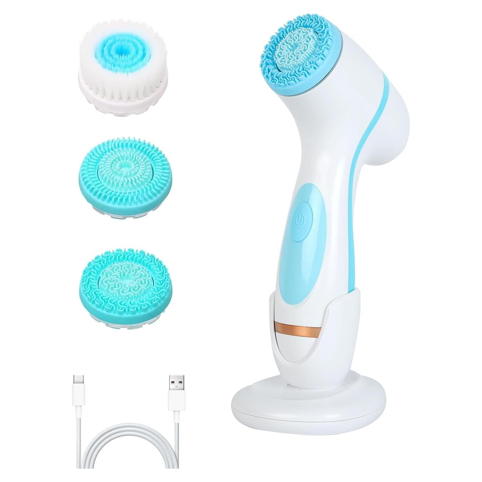 Cepillo Facial de Limpieza Wrewing XLDS03 3 en 1 Impermeable