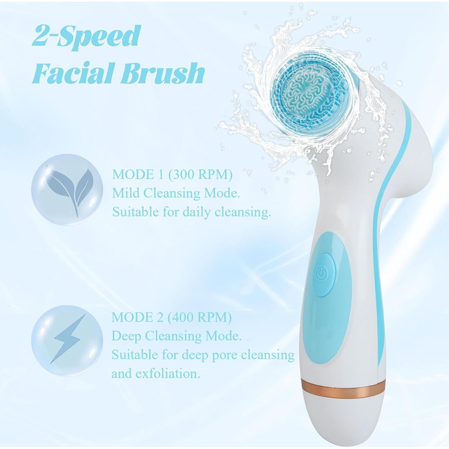 Cepillo Facial de Limpieza Wrewing XLDS03 3 en 1 Impermeable