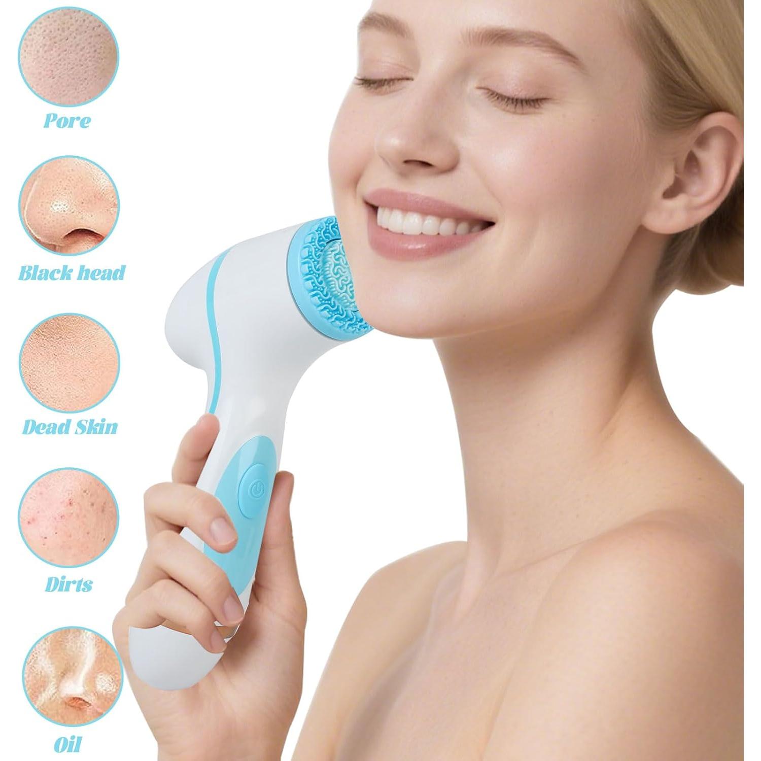 Cepillo Facial de Limpieza Wrewing XLDS03 3 en 1 Impermeable