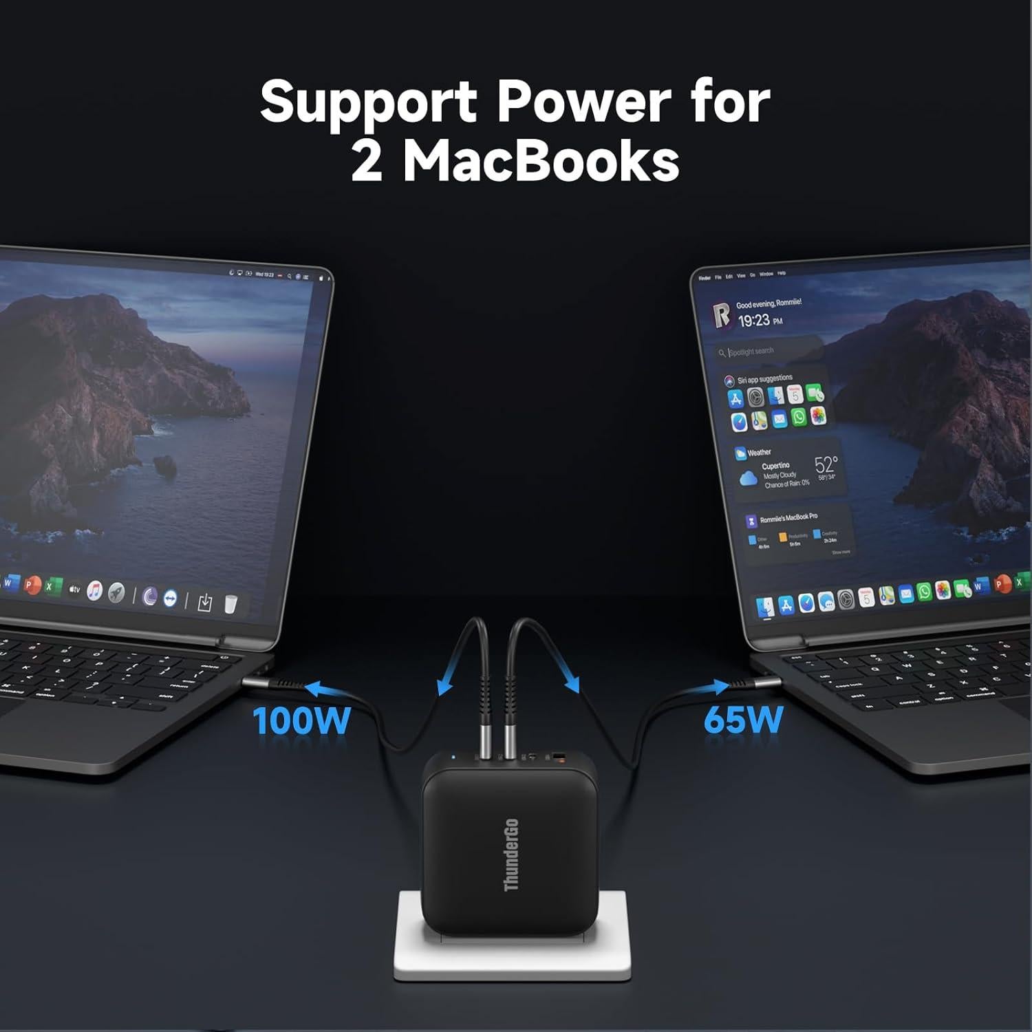 Cargador GaN 240W Vina PD-120, Estación Carga 4 Puertos USB-C