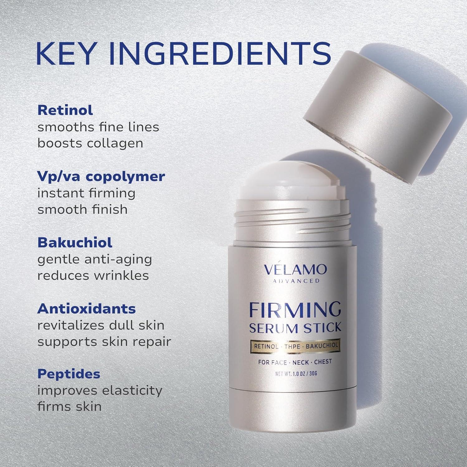 Barra de Suero Reafirmante VELAMO AVANZADO 30g - Retinol