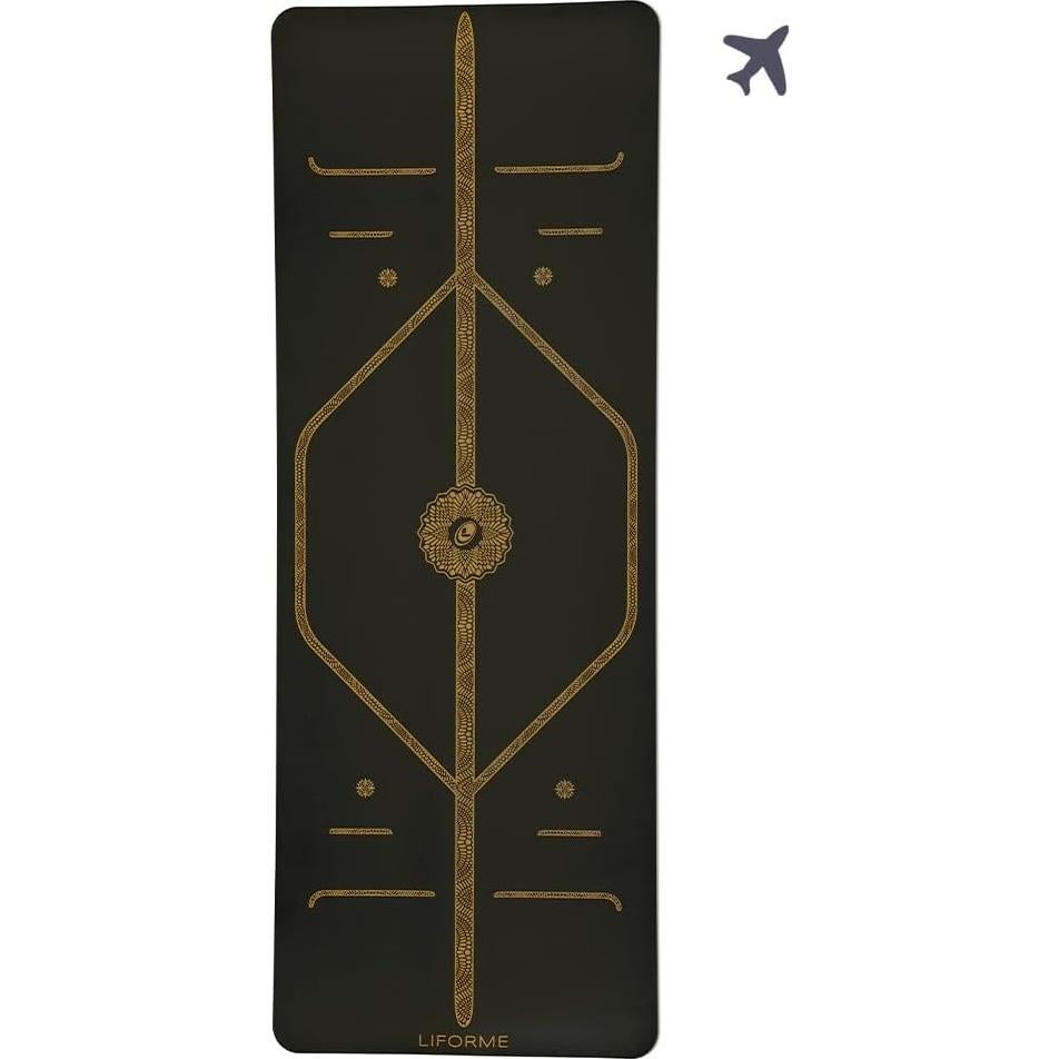 Esterilla de Yoga Liforme Travel - Antideslizante, Ecológica, 182.88x66.04cm