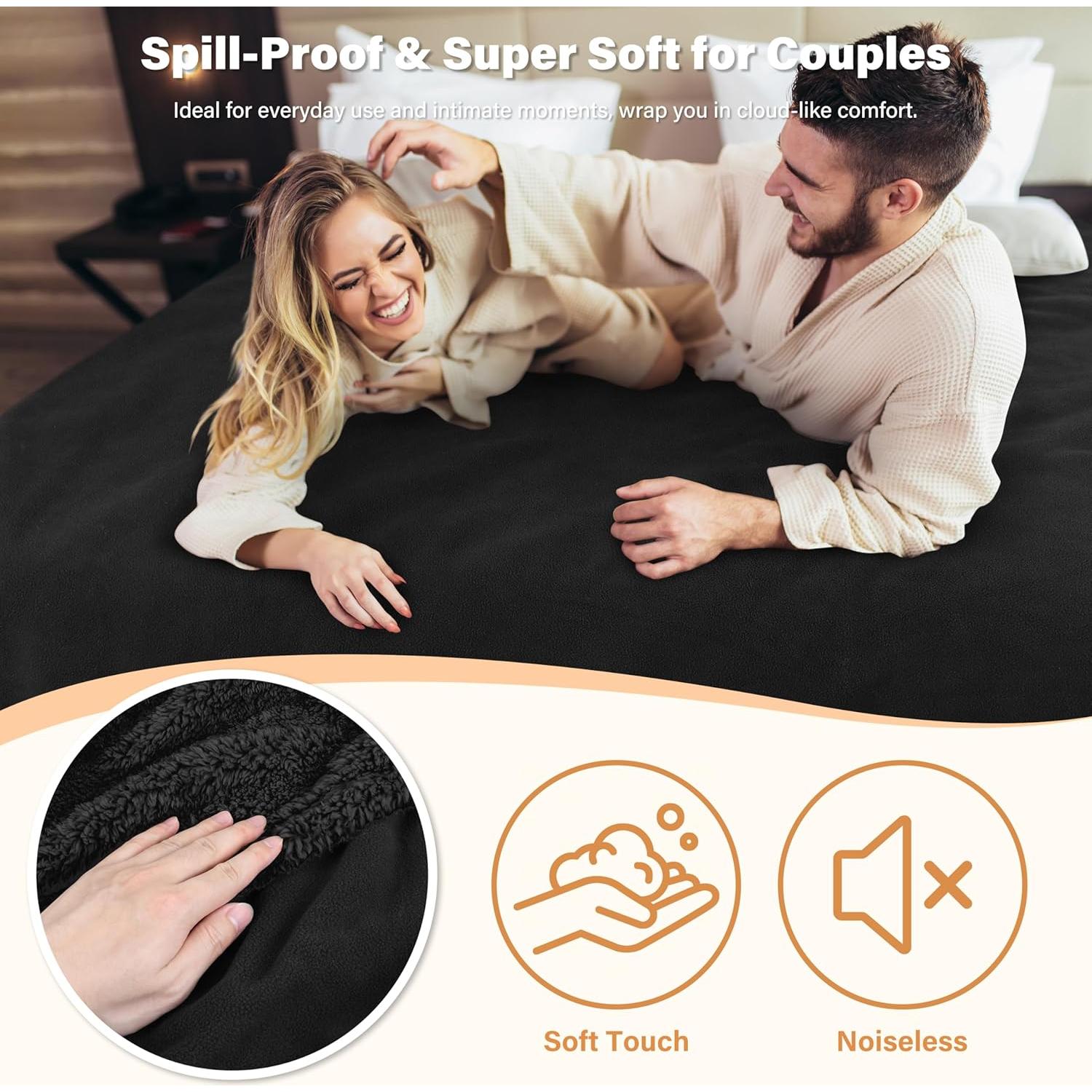 Manta Impermeable Catalonia Deluxe 127x152 cm Negra