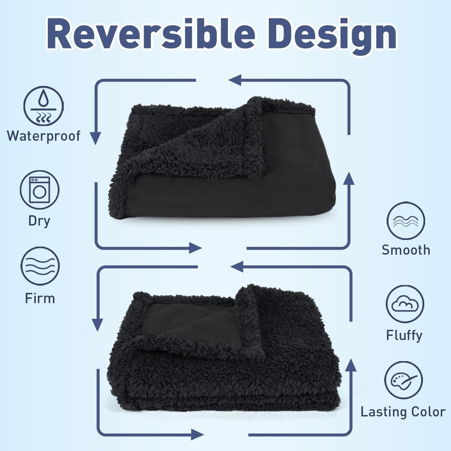 Manta Impermeable Catalonia Deluxe 127x152 cm Negra