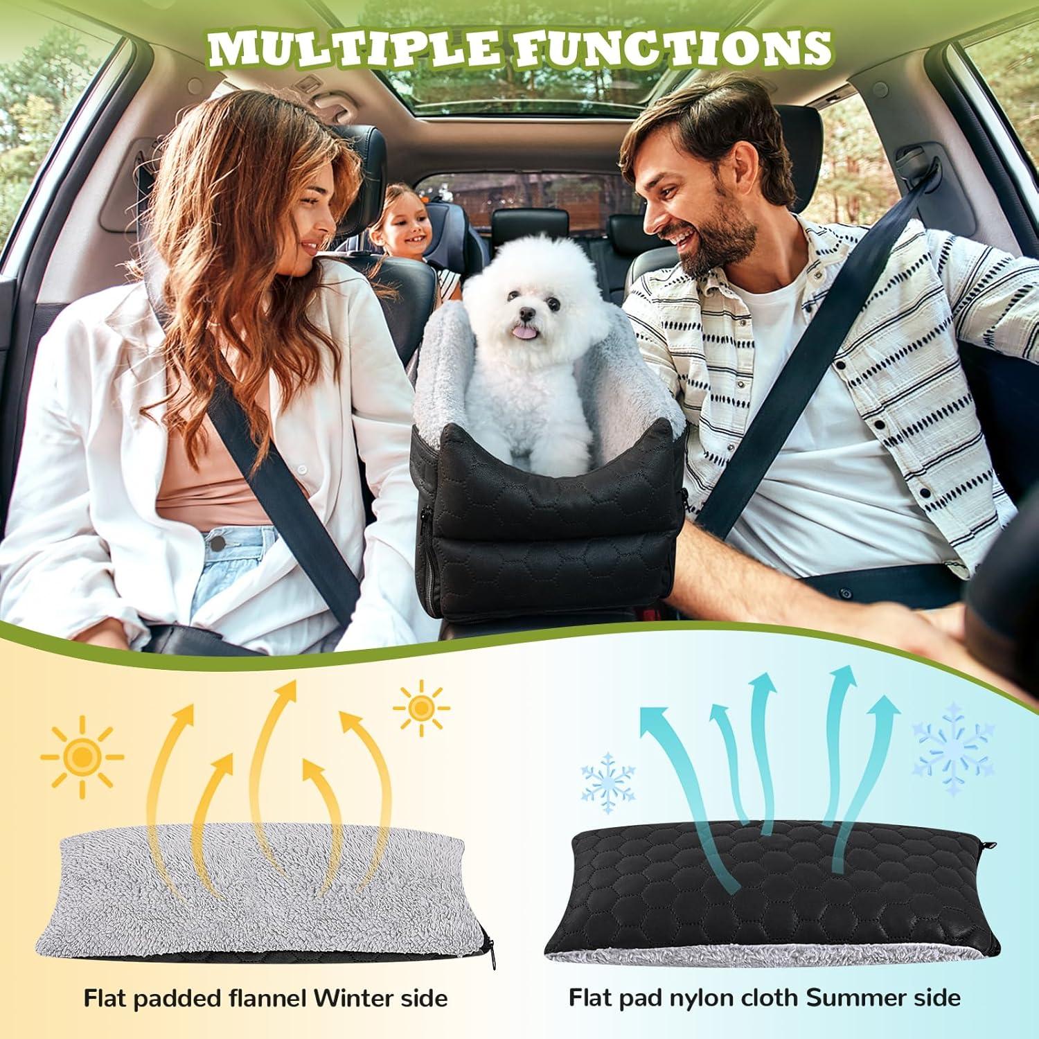 Asiento Elevador para Perros Atawlege Negro 43x25x23cm