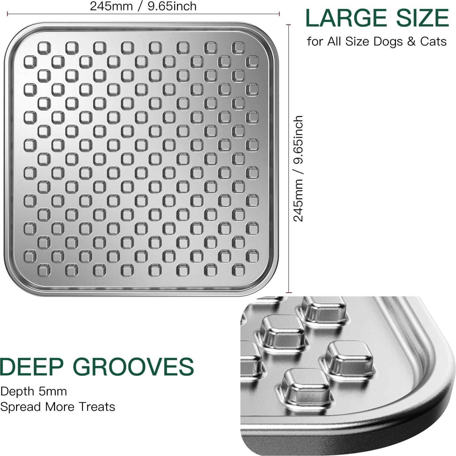 Alfombrilla de Lamer Grande Techphardo Acero Inoxidable 24.5cm