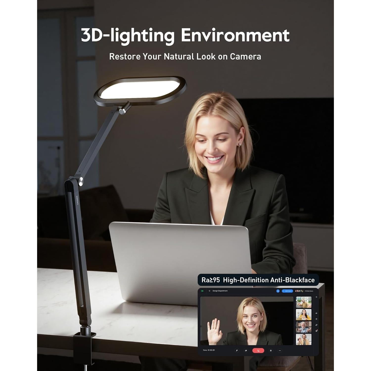 Lámpara de Escritorio LED LitONES H01 con Control Remoto 18W