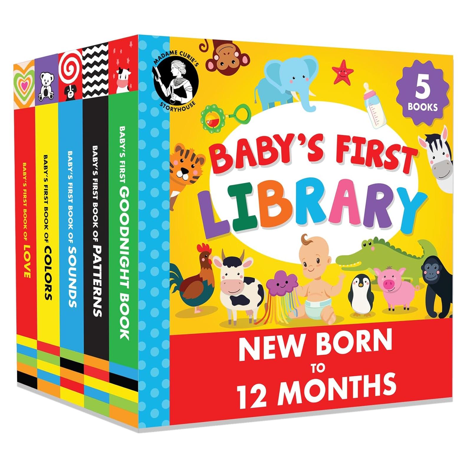 Conjunto de Primera Biblioteca Madame Curie - 5 Libros de Cartón