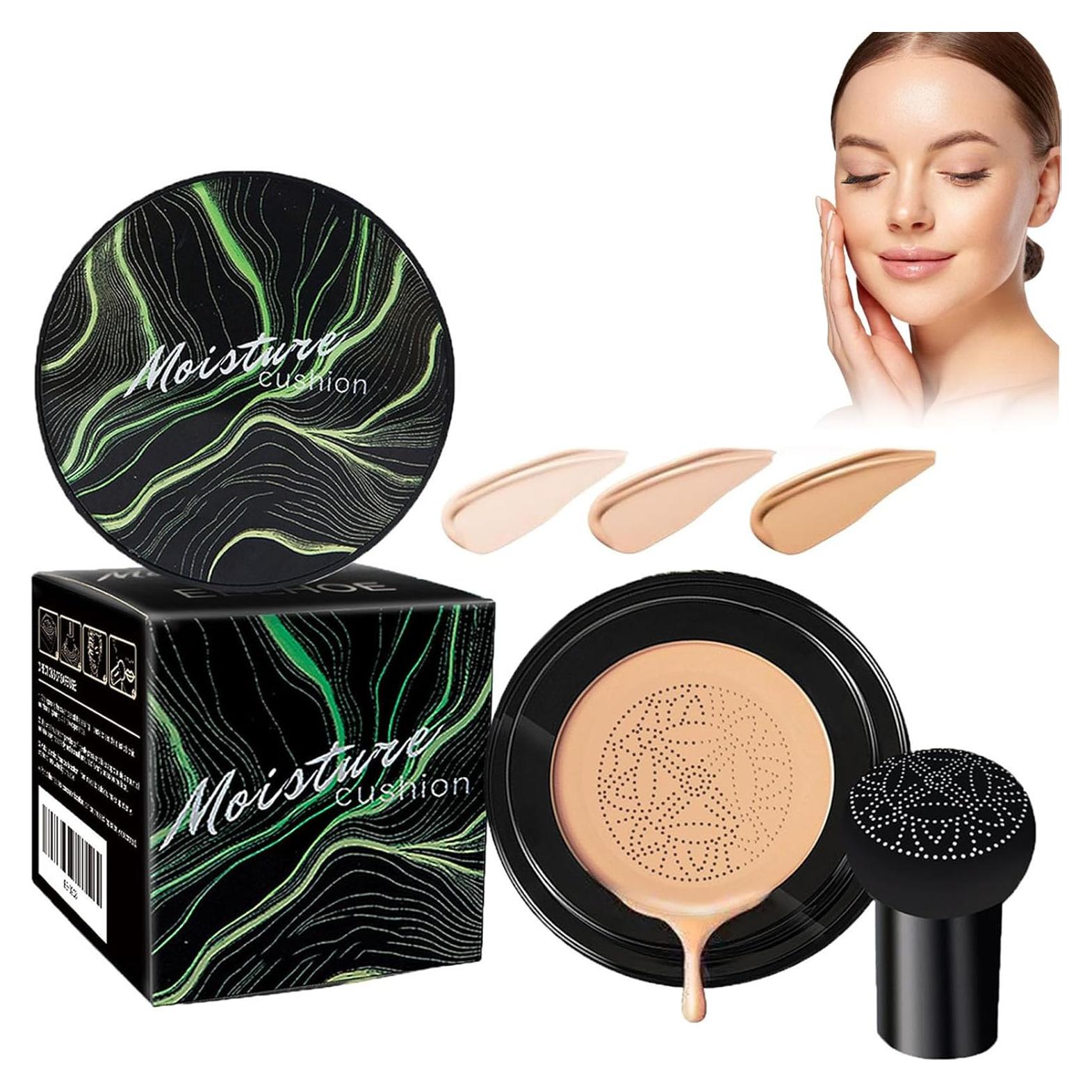 Crema CC Almohadilla Nichalous 20g Marrón Oscuro Hidratante