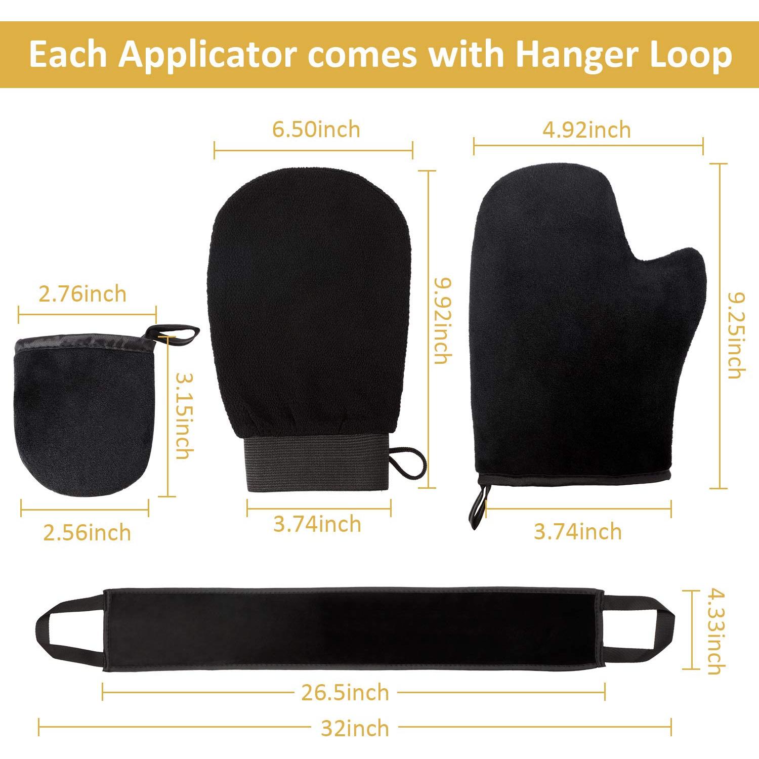 Kit de Aplicador de Autobronceador Boao 5 Piezas - Guantes y Brocha