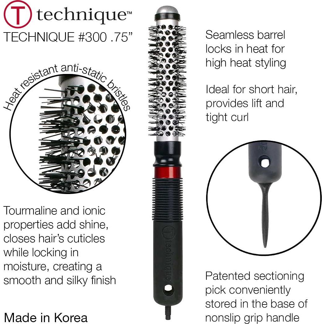 Cepillo Térmico Cricket Technique 300 1.9 cm Antiestático